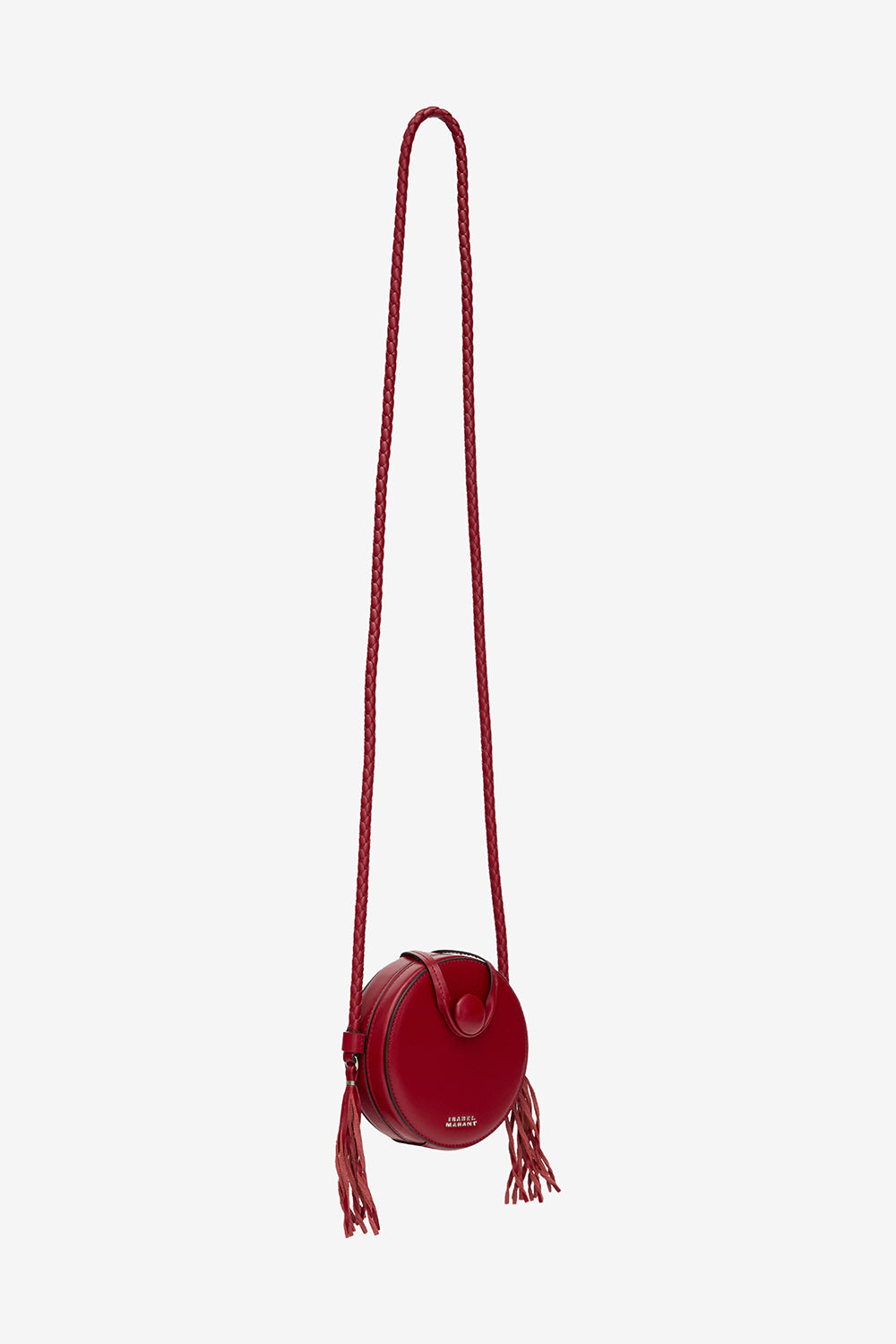 Houna レザー ショルダーバッグ - Deep red - Woman - 5