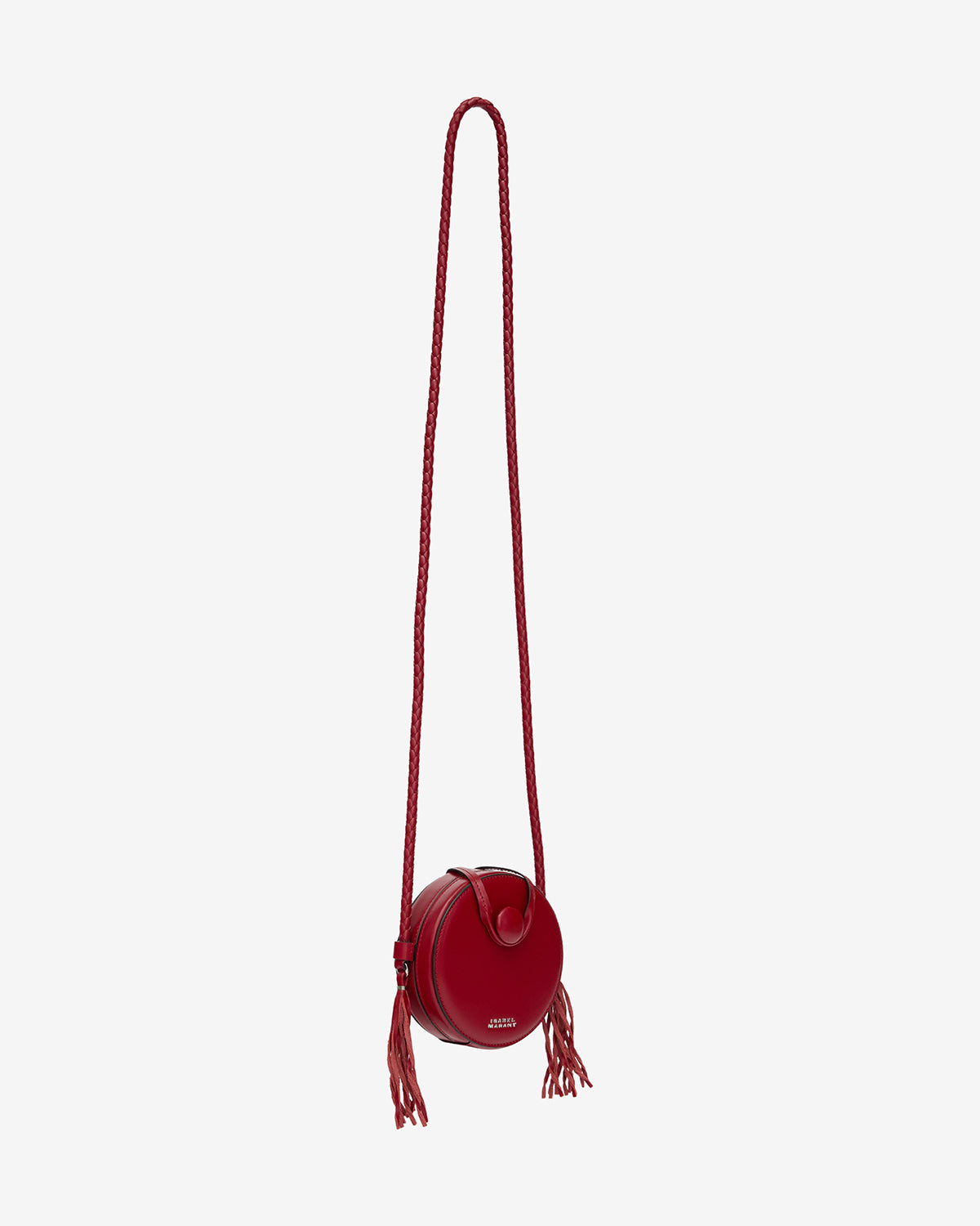 Bolso bandolera houna de piel - Deep red - Woman - 5