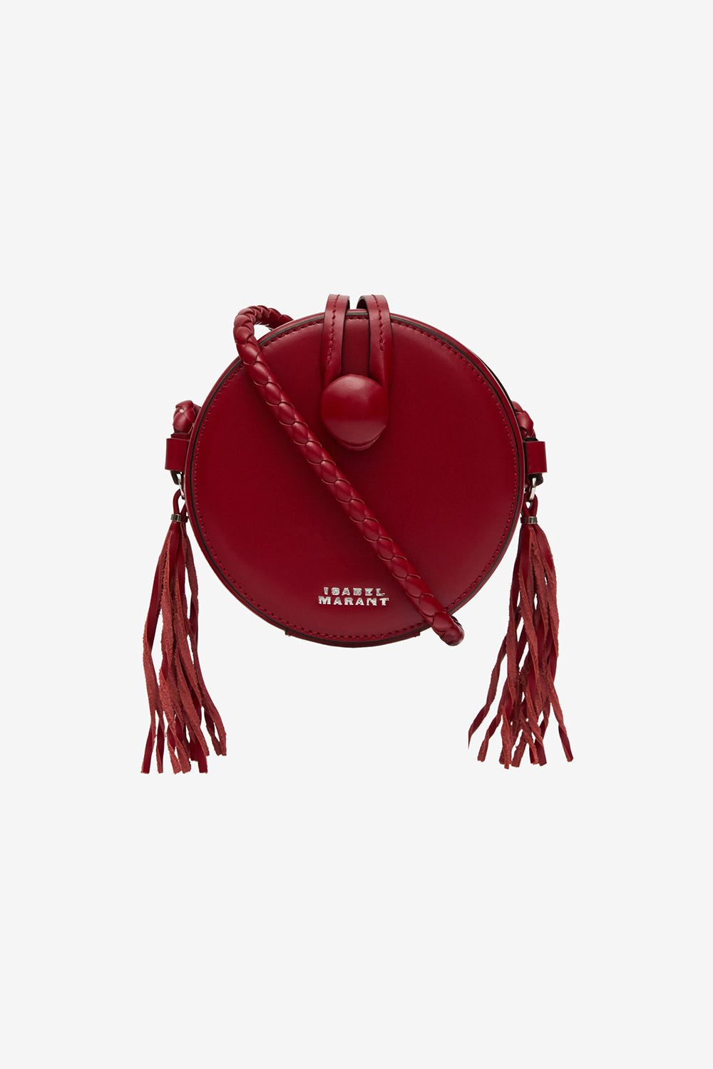 Houna レザー ショルダーバッグ - Deep red - Woman - 6