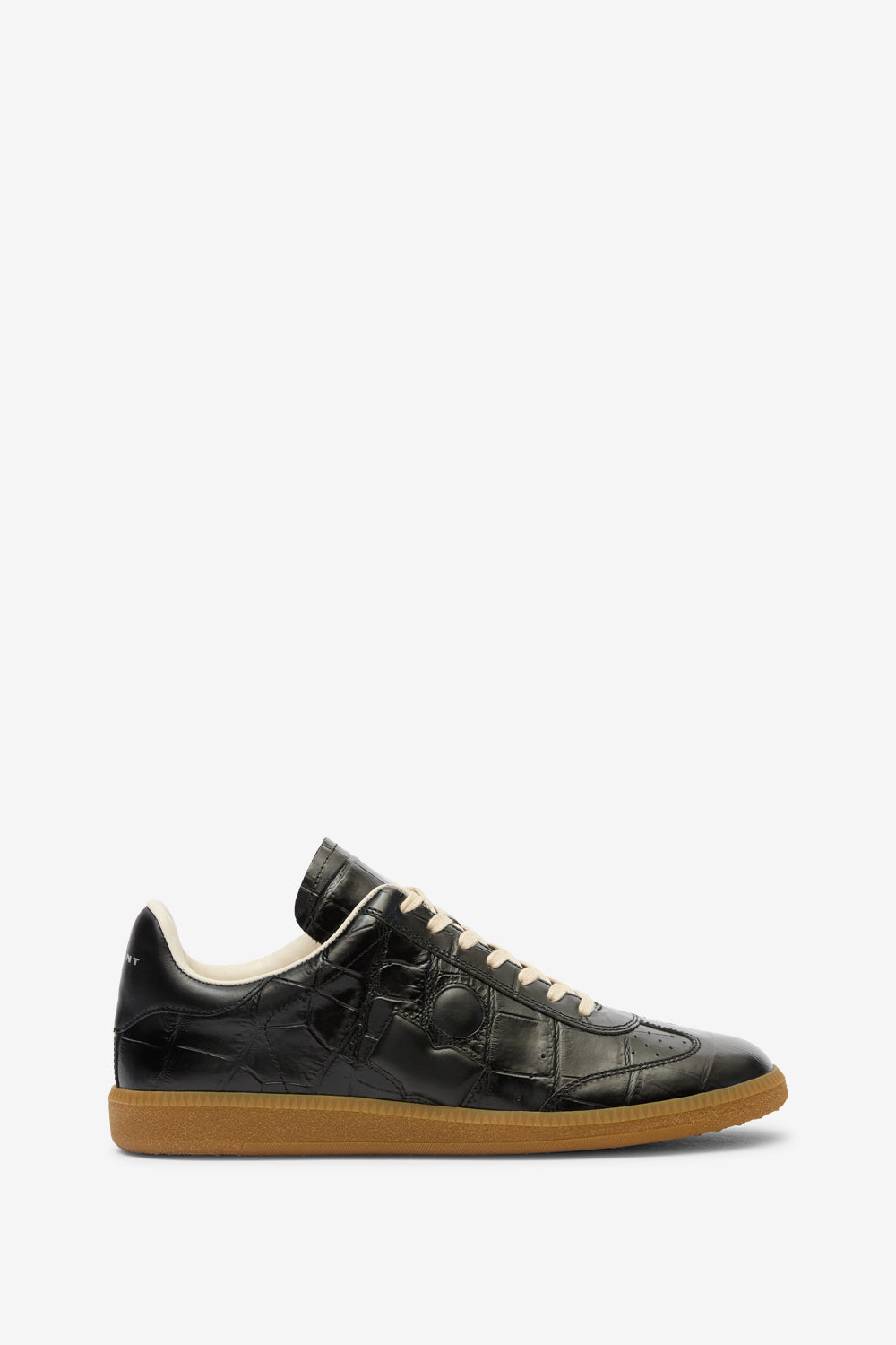Baskets basses brycy en cuir - Noir - Man - 1