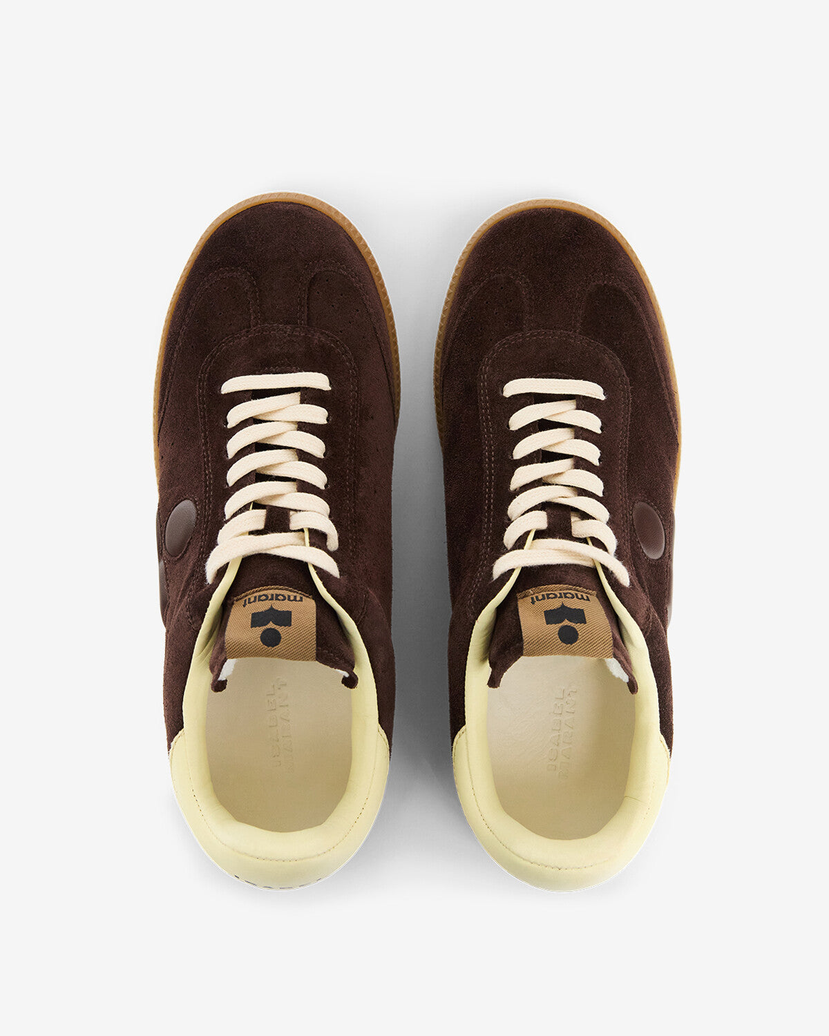 Sneakers brycy Man Chocolate - light yellow 2