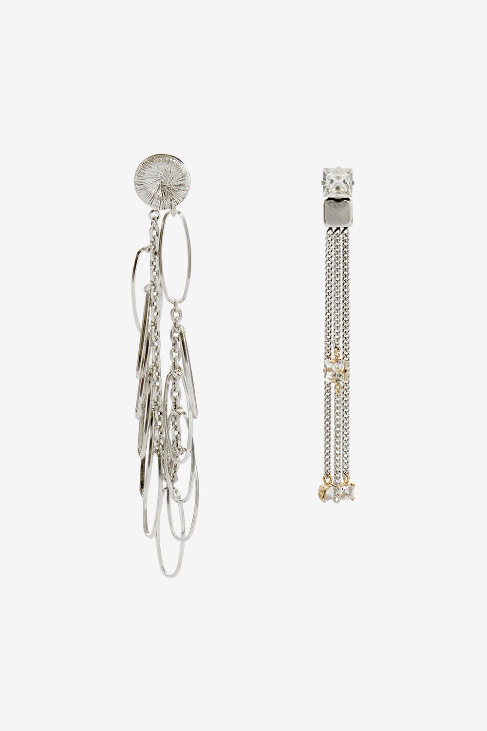 Boucles d'oreilles pendantes jodie - Argenté - Woman - 1