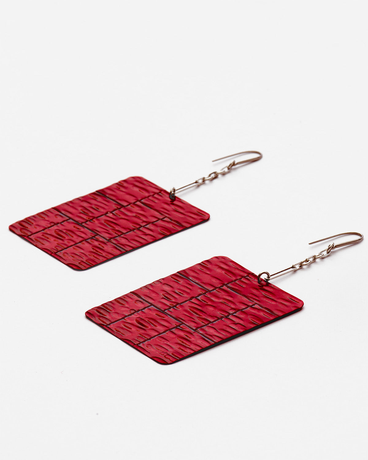 Orecchini blacke Woman Poppy red-silver 3