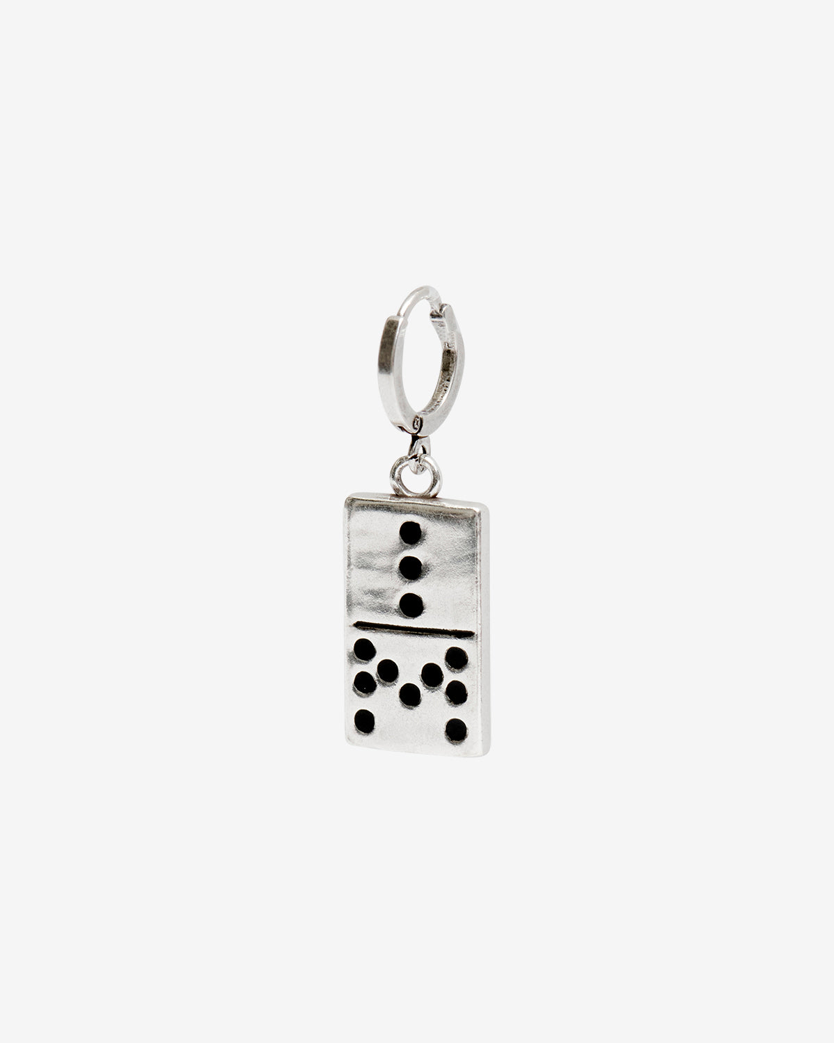 Orecchino alby Man Black and silver 1