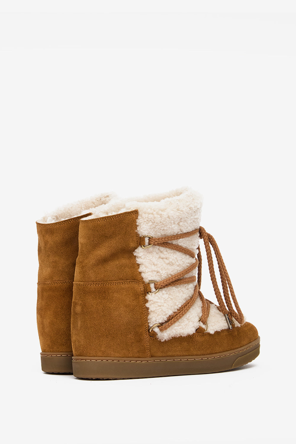 Bottines après-ski fourrées nowles - Écru-cognac - Woman - 2