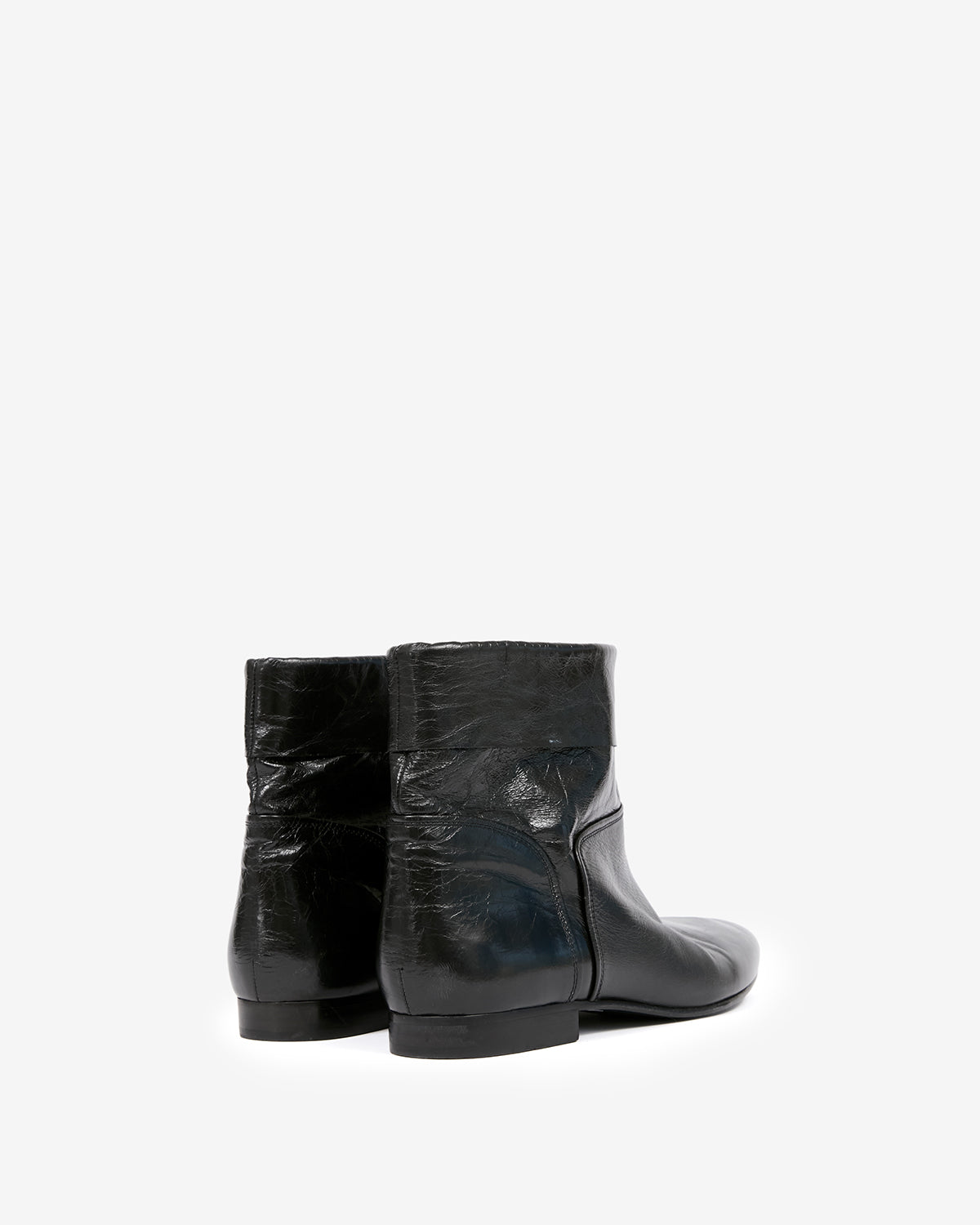 Juoza flat patent leather boots - Black - Man - 2