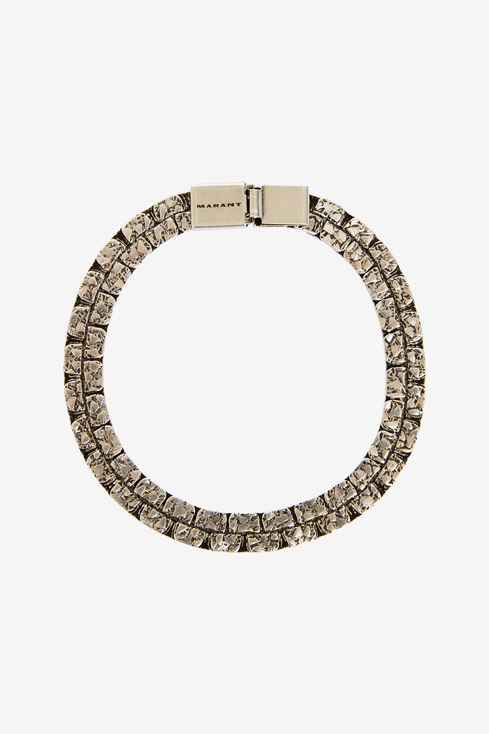 Bracciale marmorizzato elsy in ottone - Argento - Man - 1