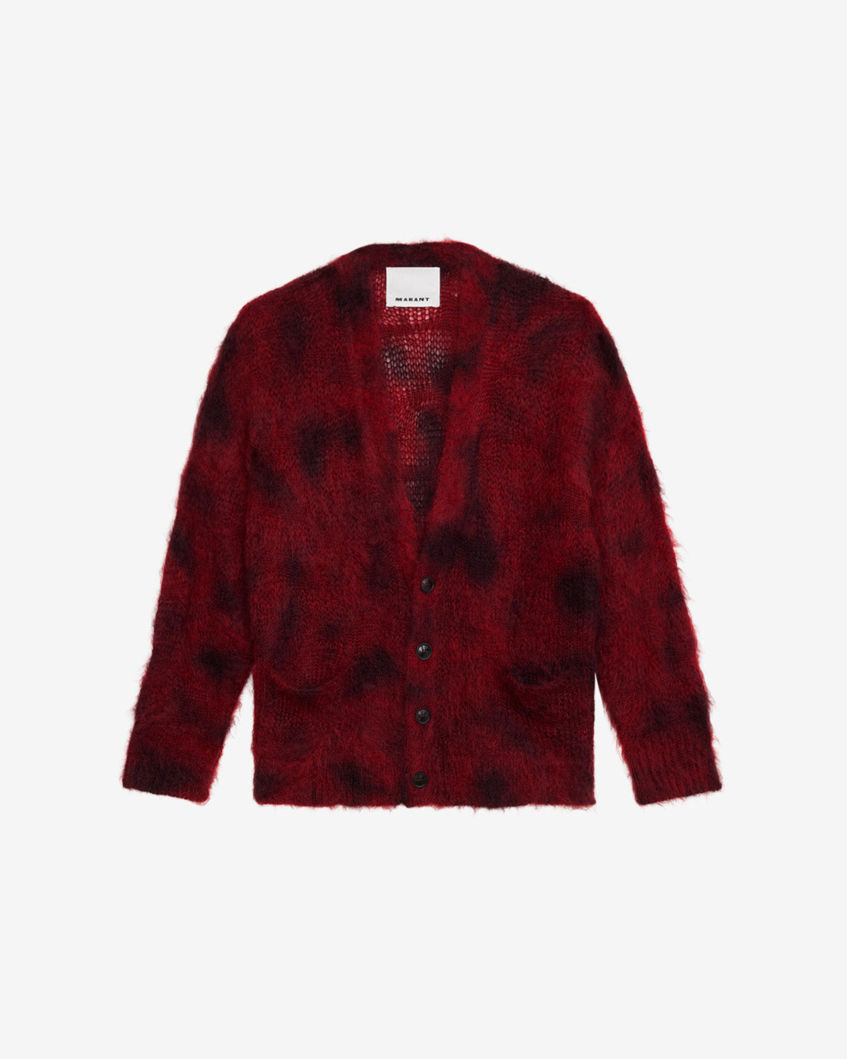 Cardigan mahel Man Deep red 1
