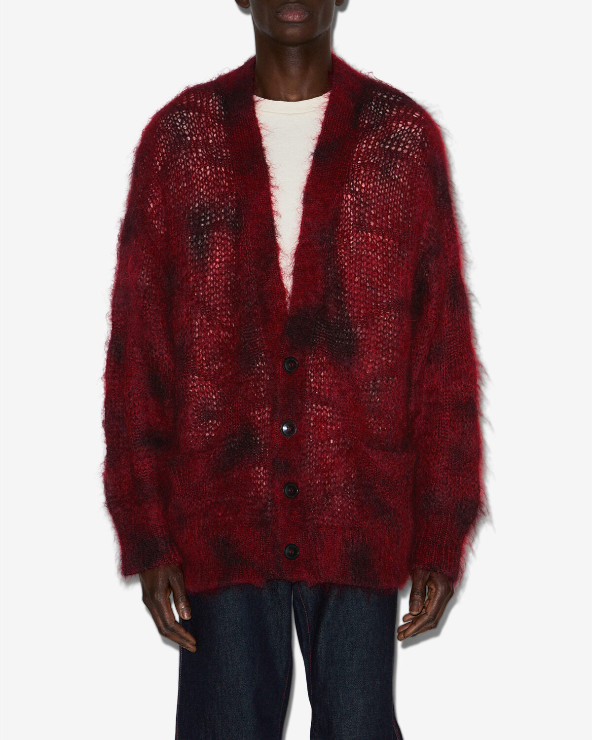 Cardigan mahel Man Deep red 5