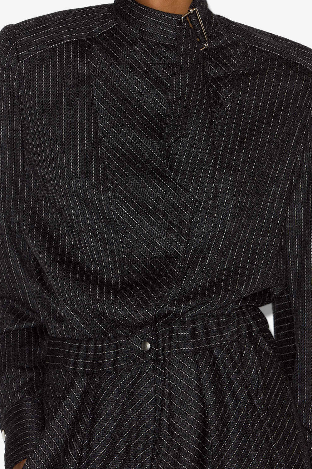 Rheane ピンストライプ入り ヴァージンウール ジャンプスーツ - Anthracite - Woman - 3