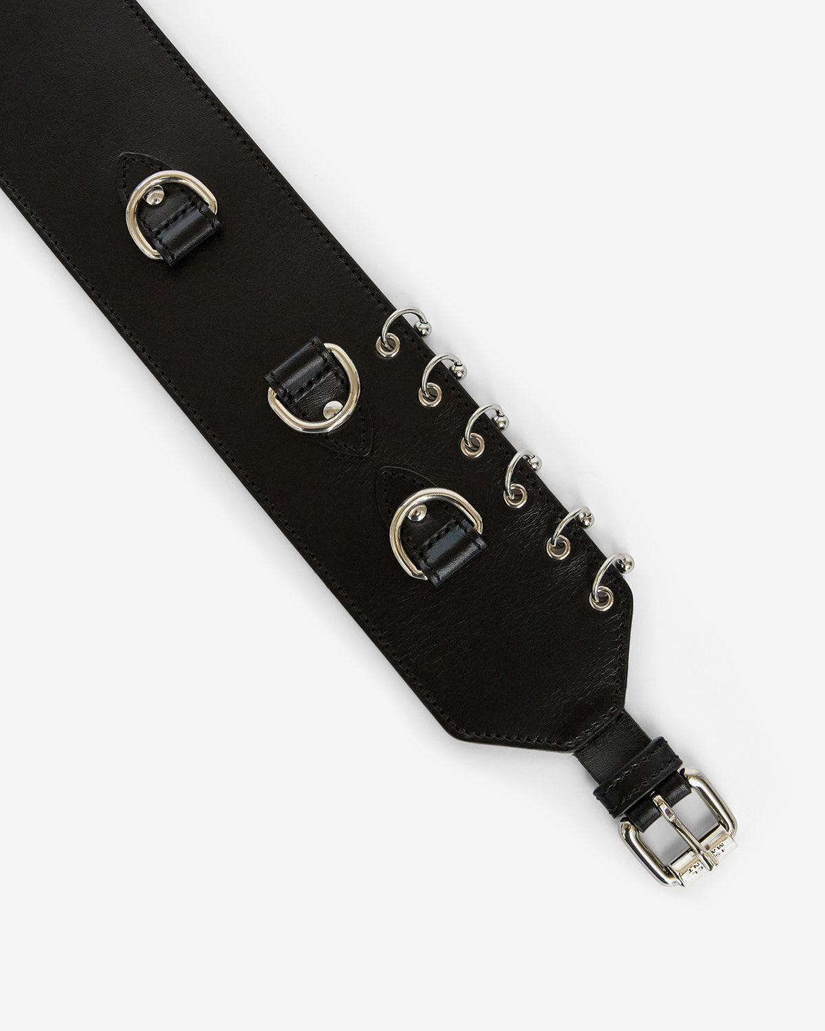 Brighton belt Woman Black and silver 3