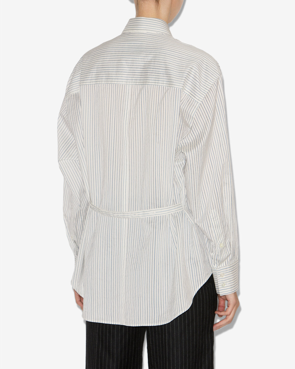 Aurora shirt Woman Ecru and black 2