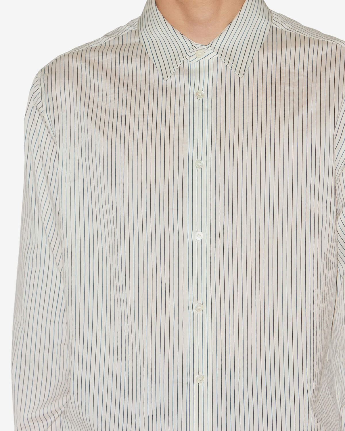 Chemise nathan Man Écru et noir 2