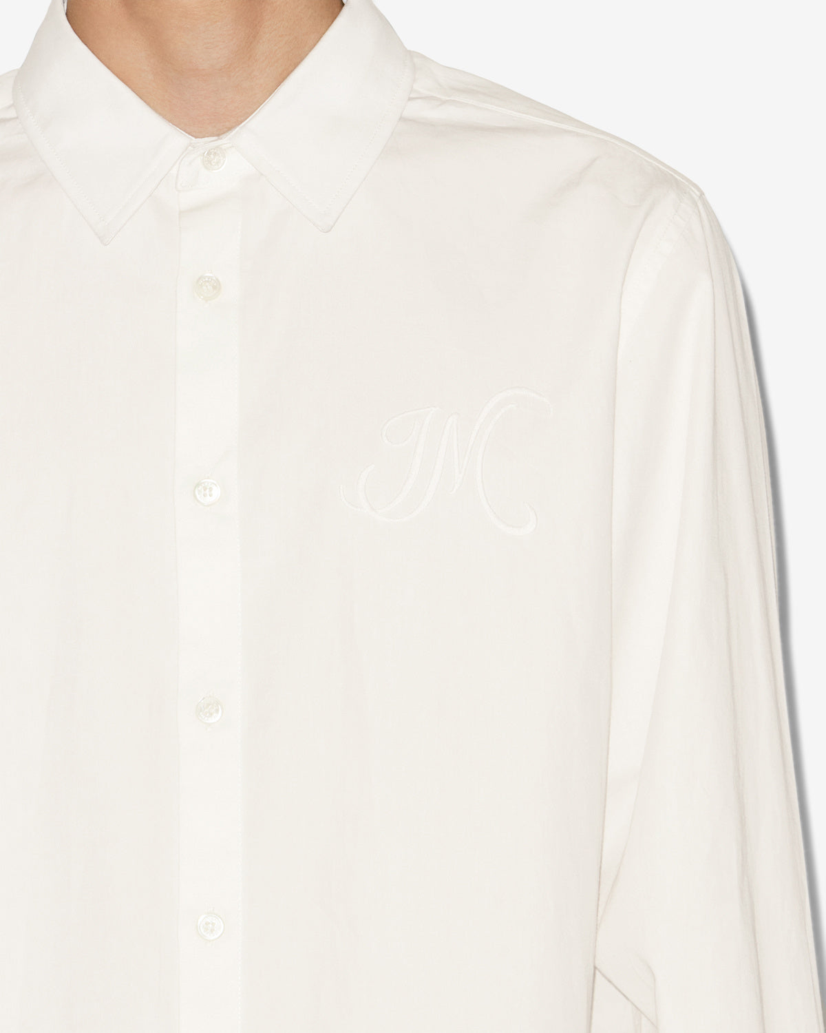 Camisa de popelín de algodón nathan - Blanco - Man - 2