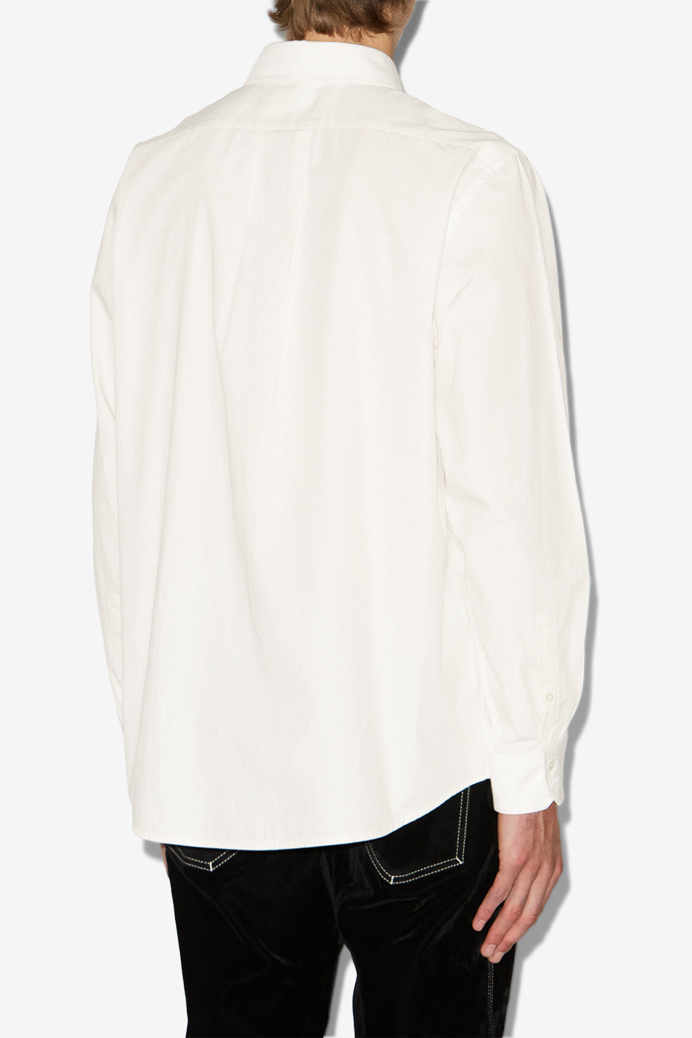 Chemise en popeline de coton nathan - Blanc - Man - 5