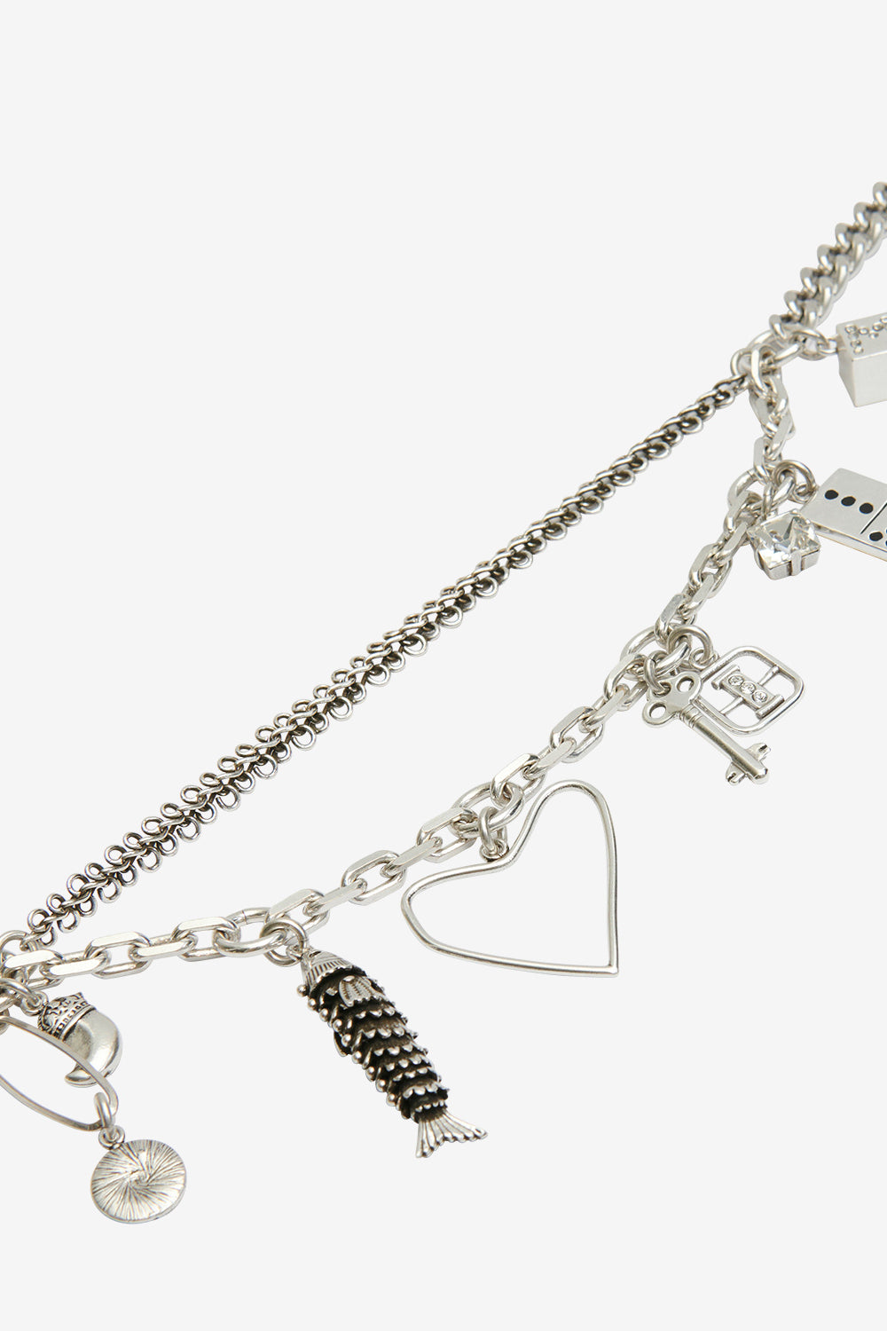 Collier chaîne et pendants abby - Argent - Woman - 3