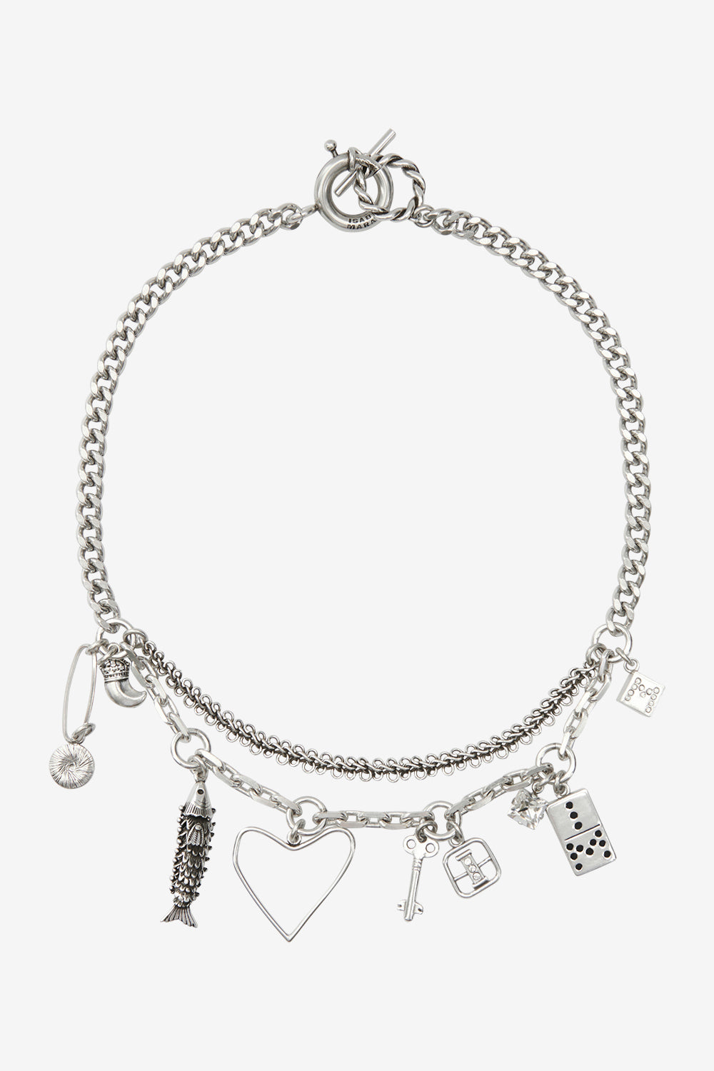 Collier chaîne et pendants abby - Argent - Woman - 1