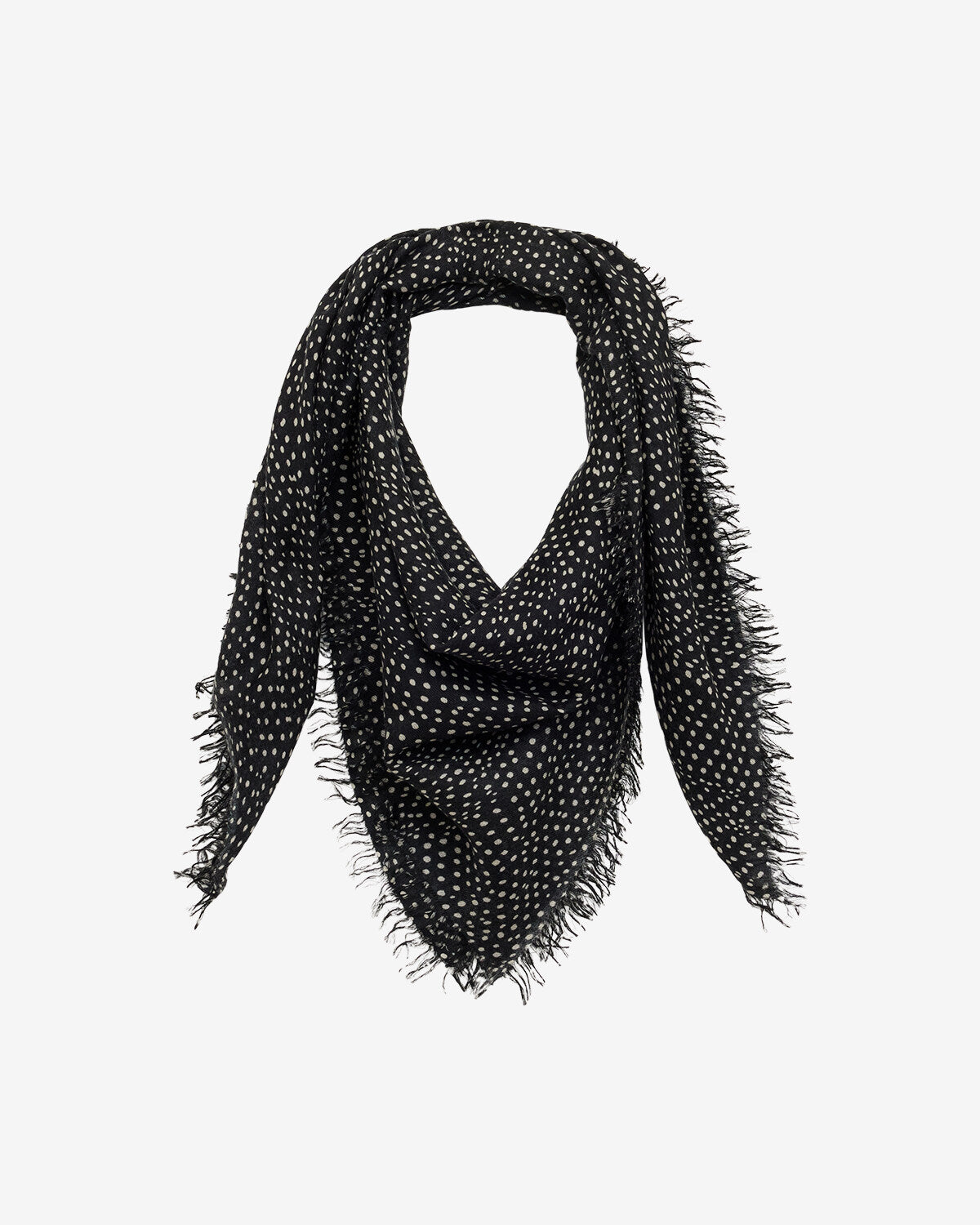 Echarpe alecia Woman Noir et écru 1