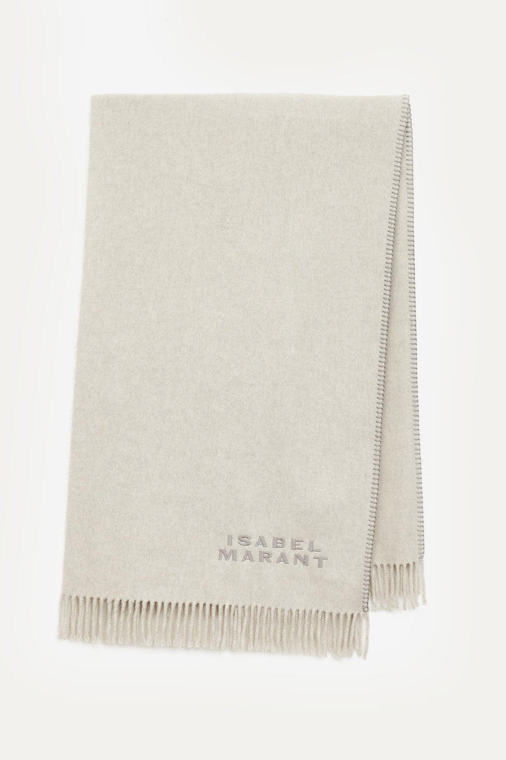 Carmel ウール ビッグストール - Light gray - Woman - 1