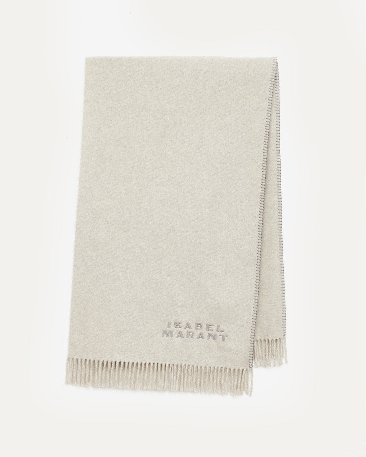Echarpe carmel Woman Gris clair 2