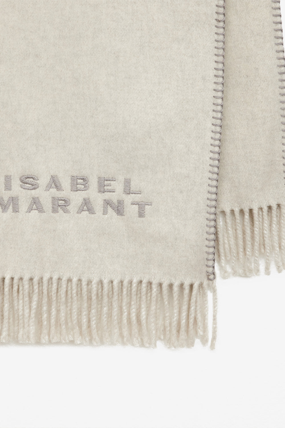 Carmel ウール ビッグストール - Light gray - Woman - 3