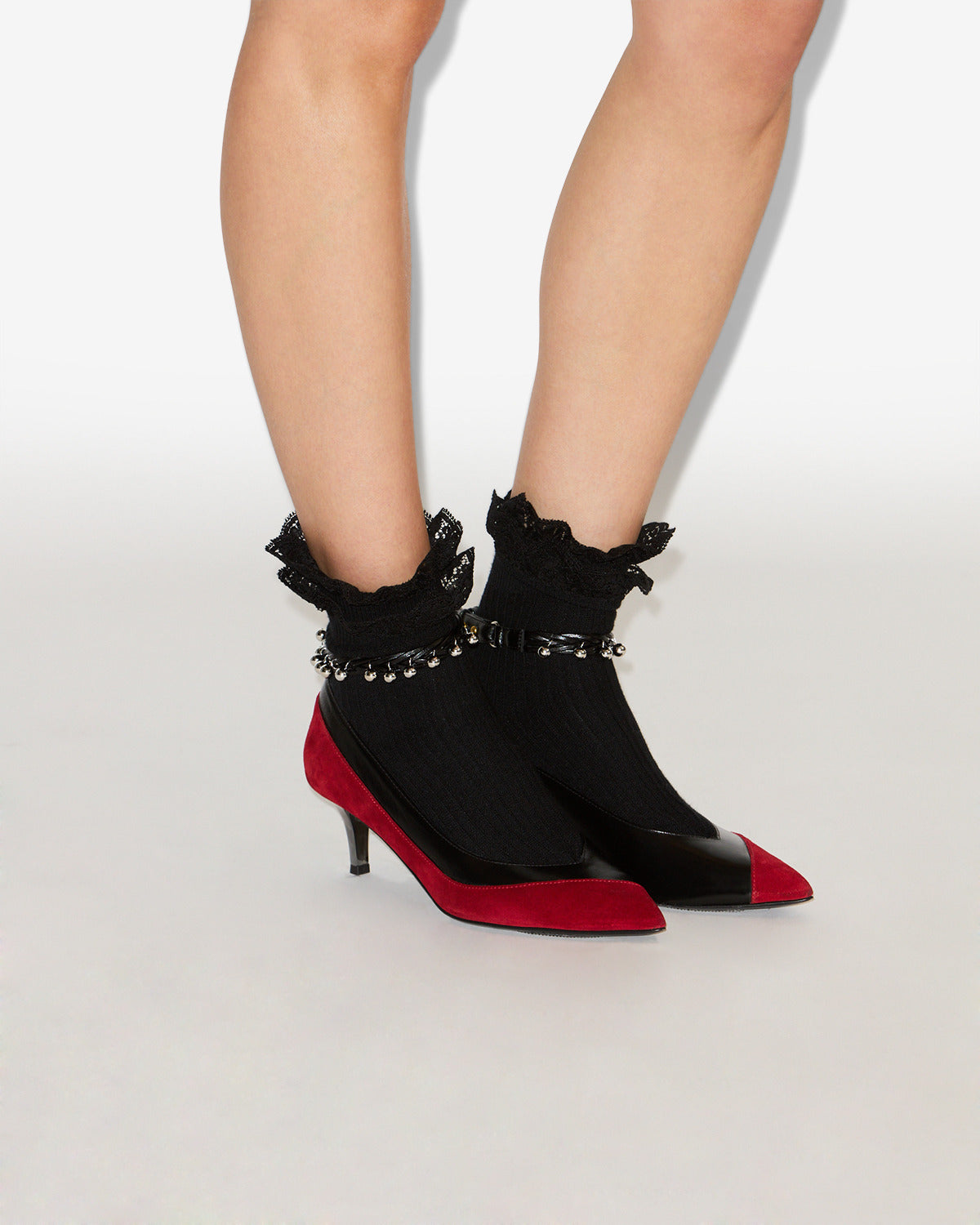 Pumps palby Woman Red-black 2