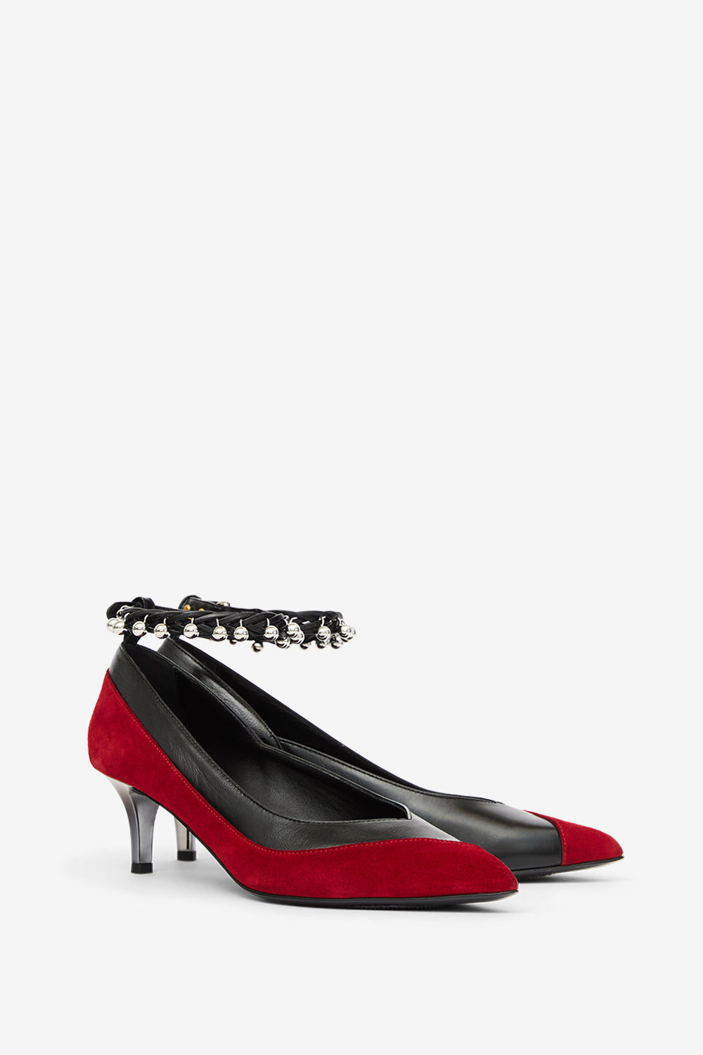 Palby low slingbacks - Red-black - Woman - 3