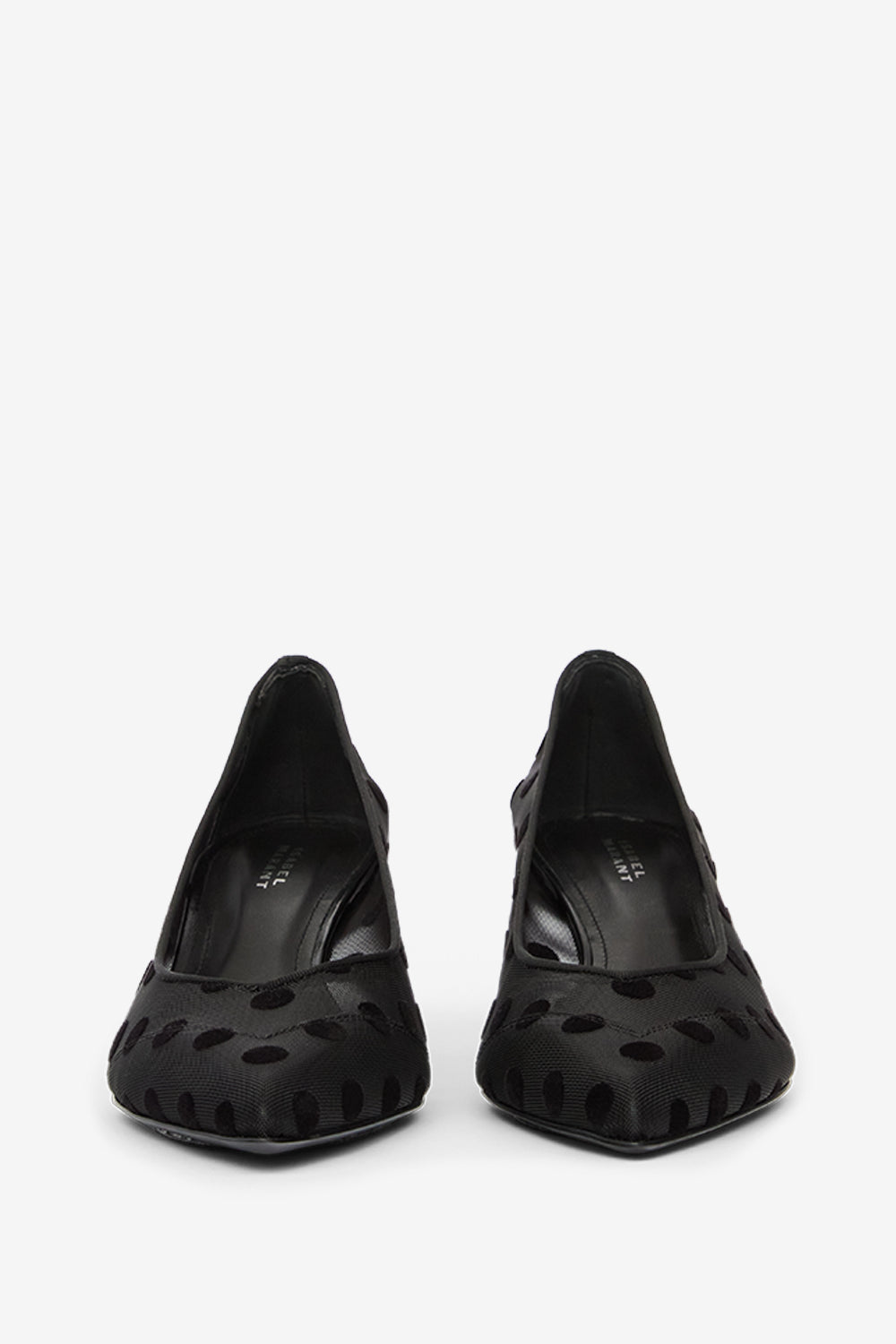 Peleo polka dot tulle pumps - Black - Woman - 4