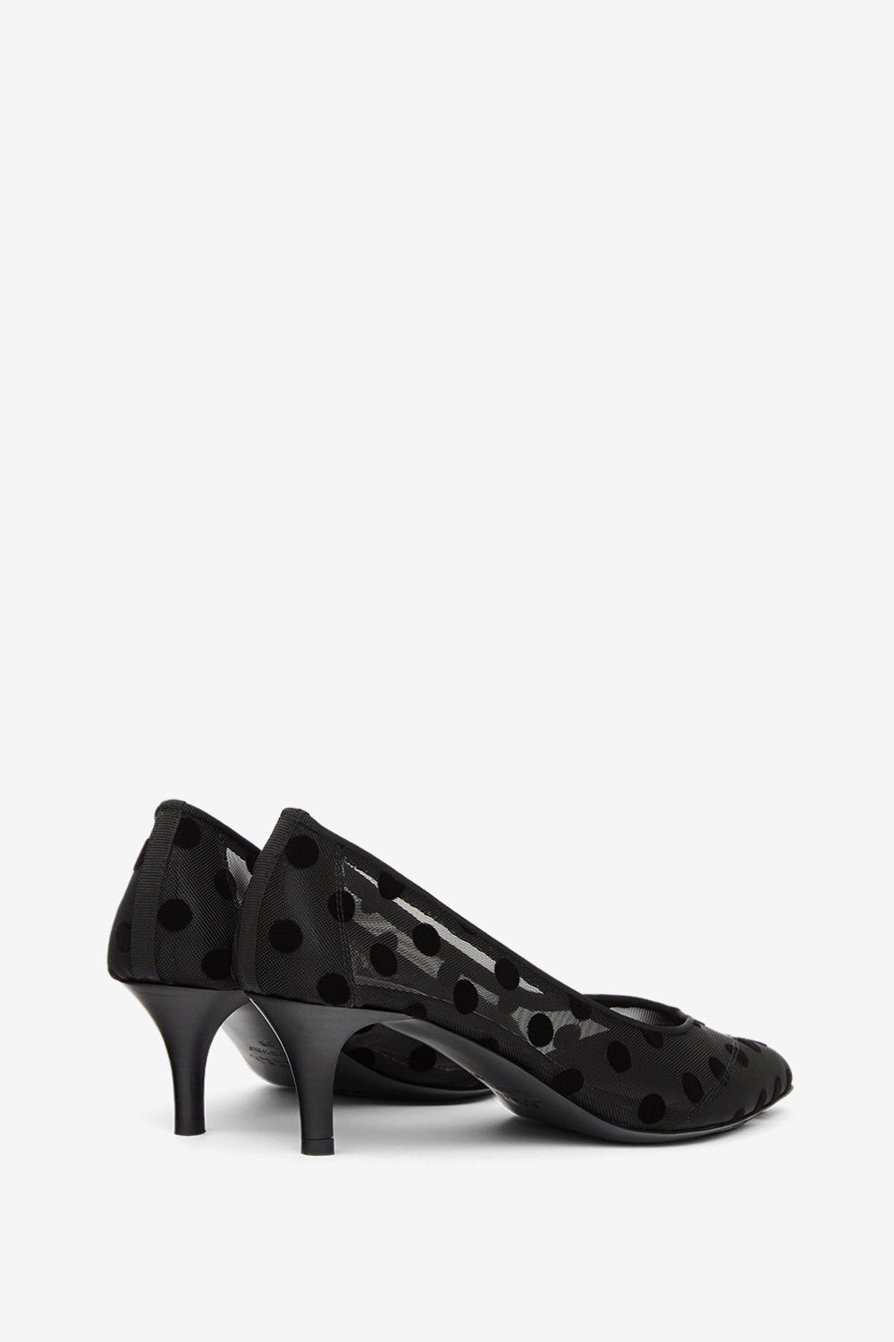 Peleo polka dot tulle pumps - Black - Woman - 2