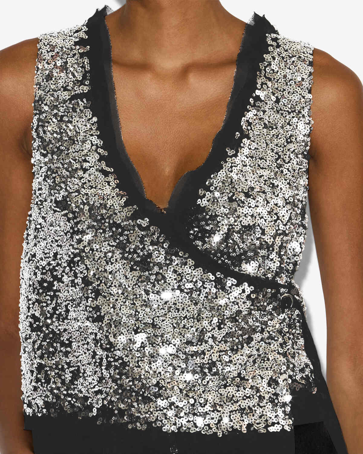 Tahina vest Woman Silver 4
