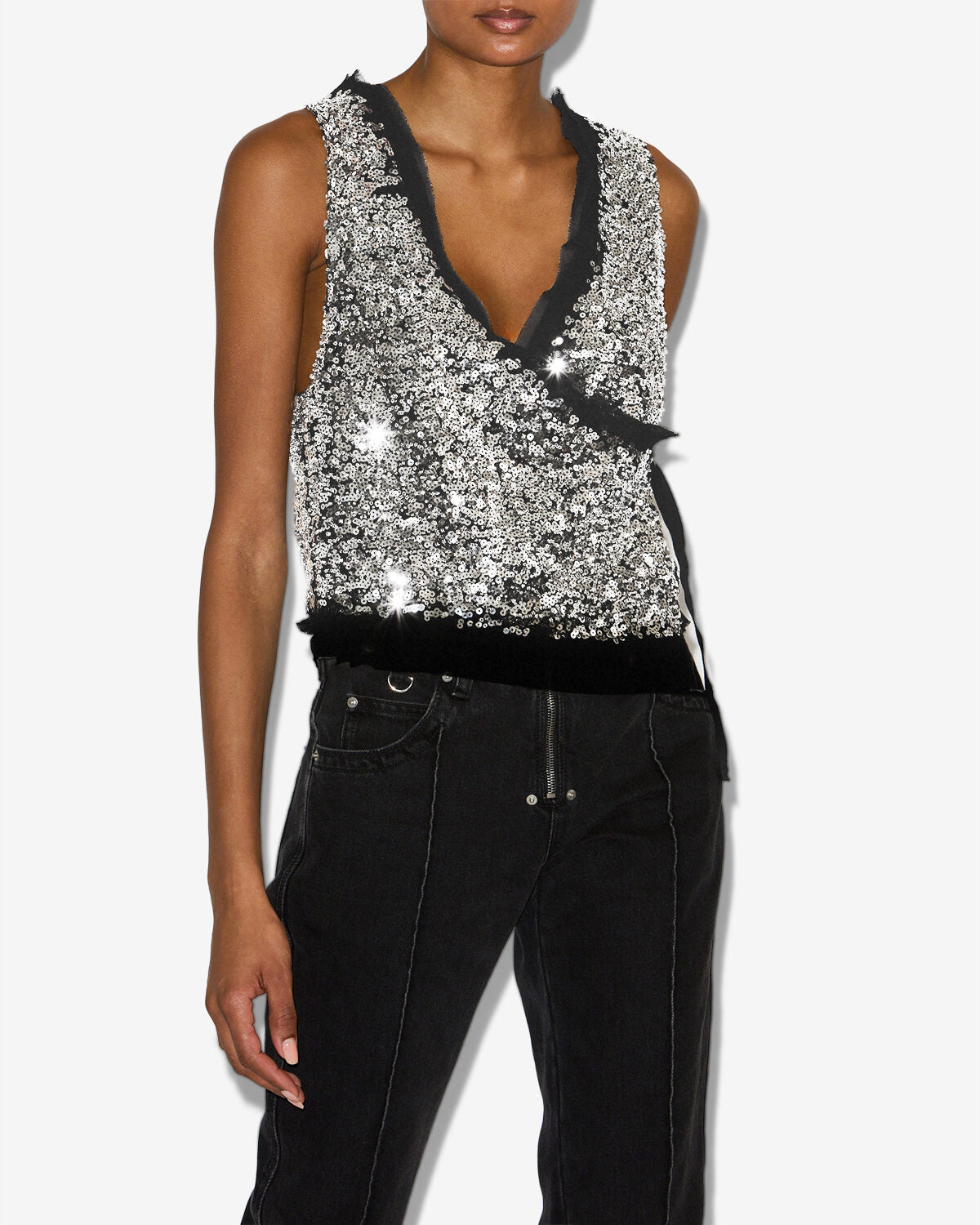 Tahina vest Woman Silver 4
