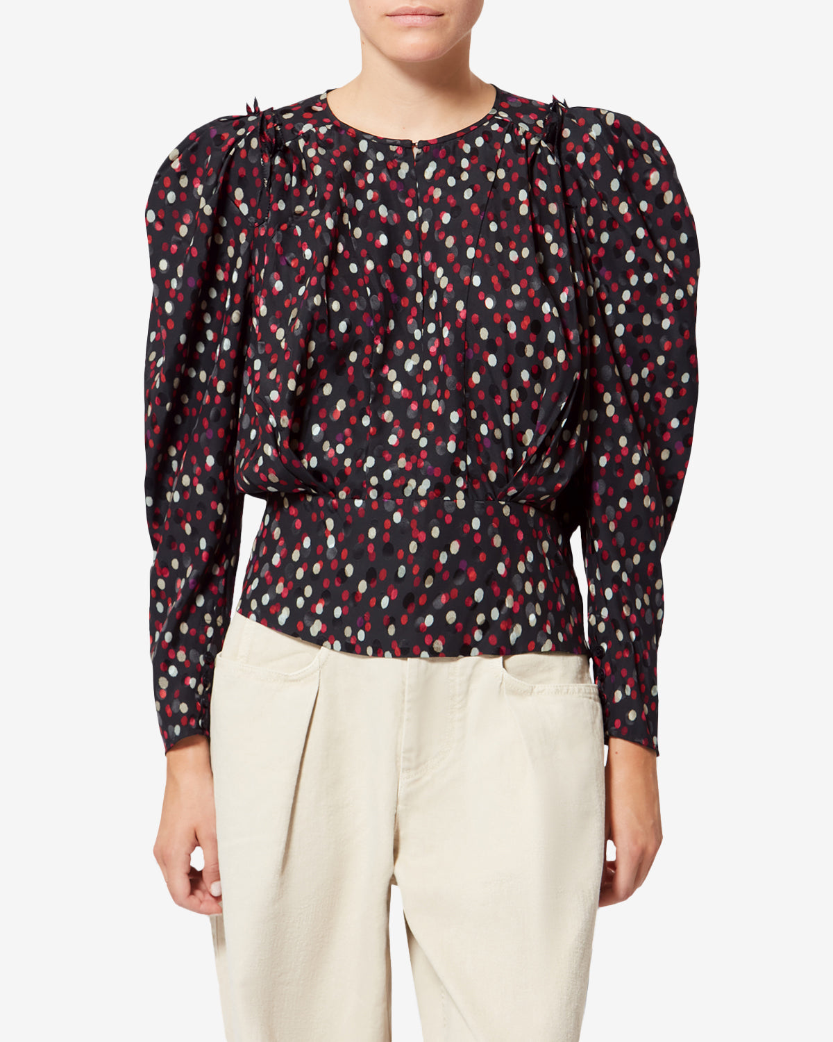 Zarga top Woman Black-red 5