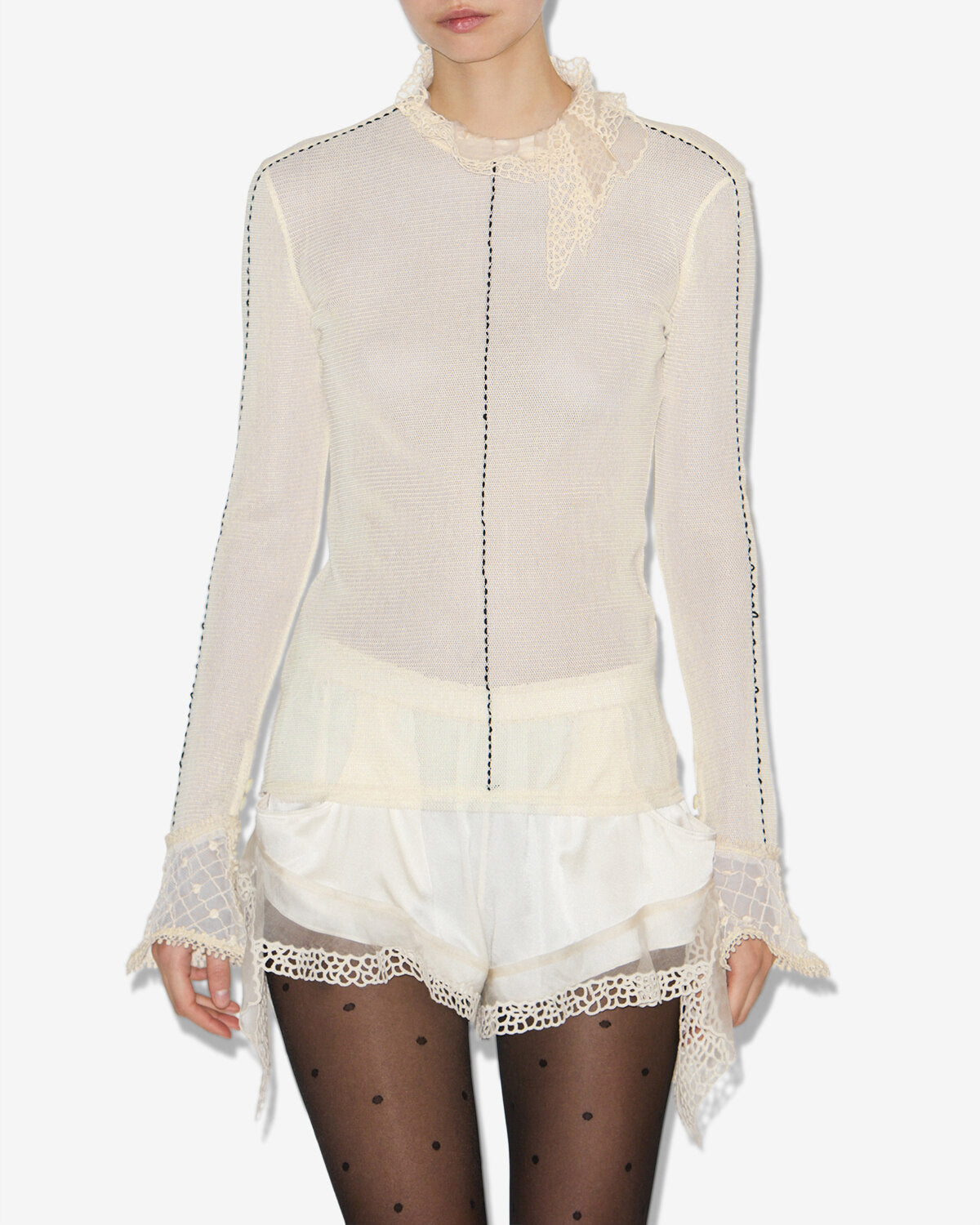 Top sarah Woman Crudo 4