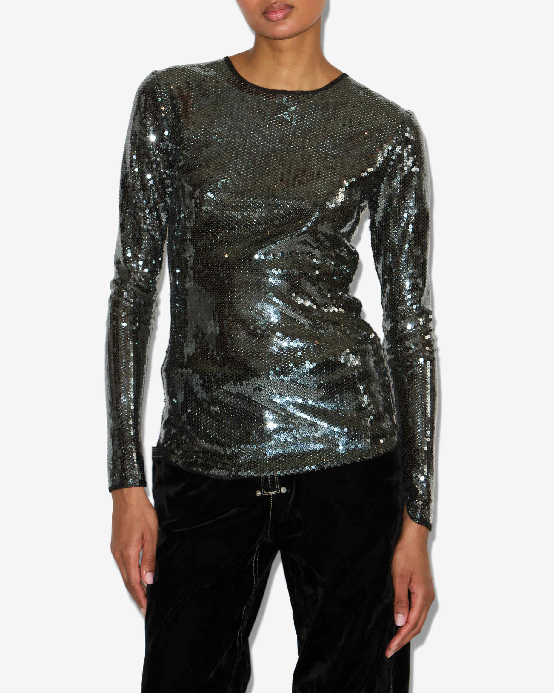 Maglia/top hilda Woman Gun metal 3