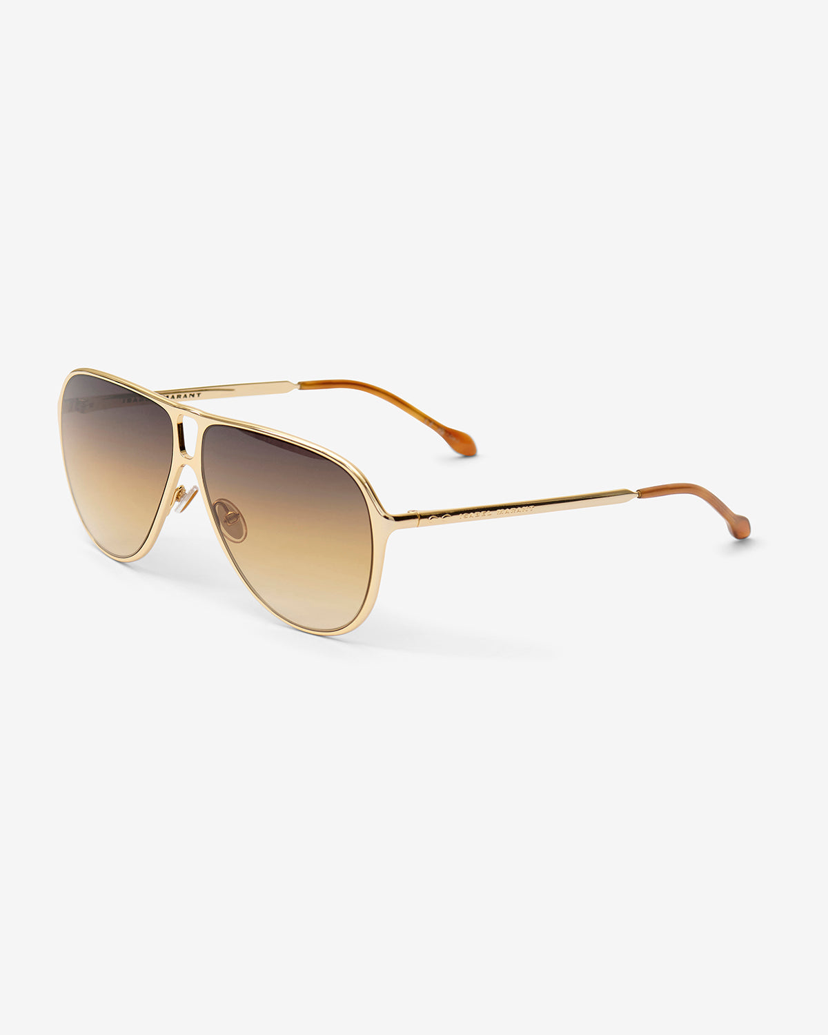 Aviator haylo Woman Gold brown - brown shaded 1