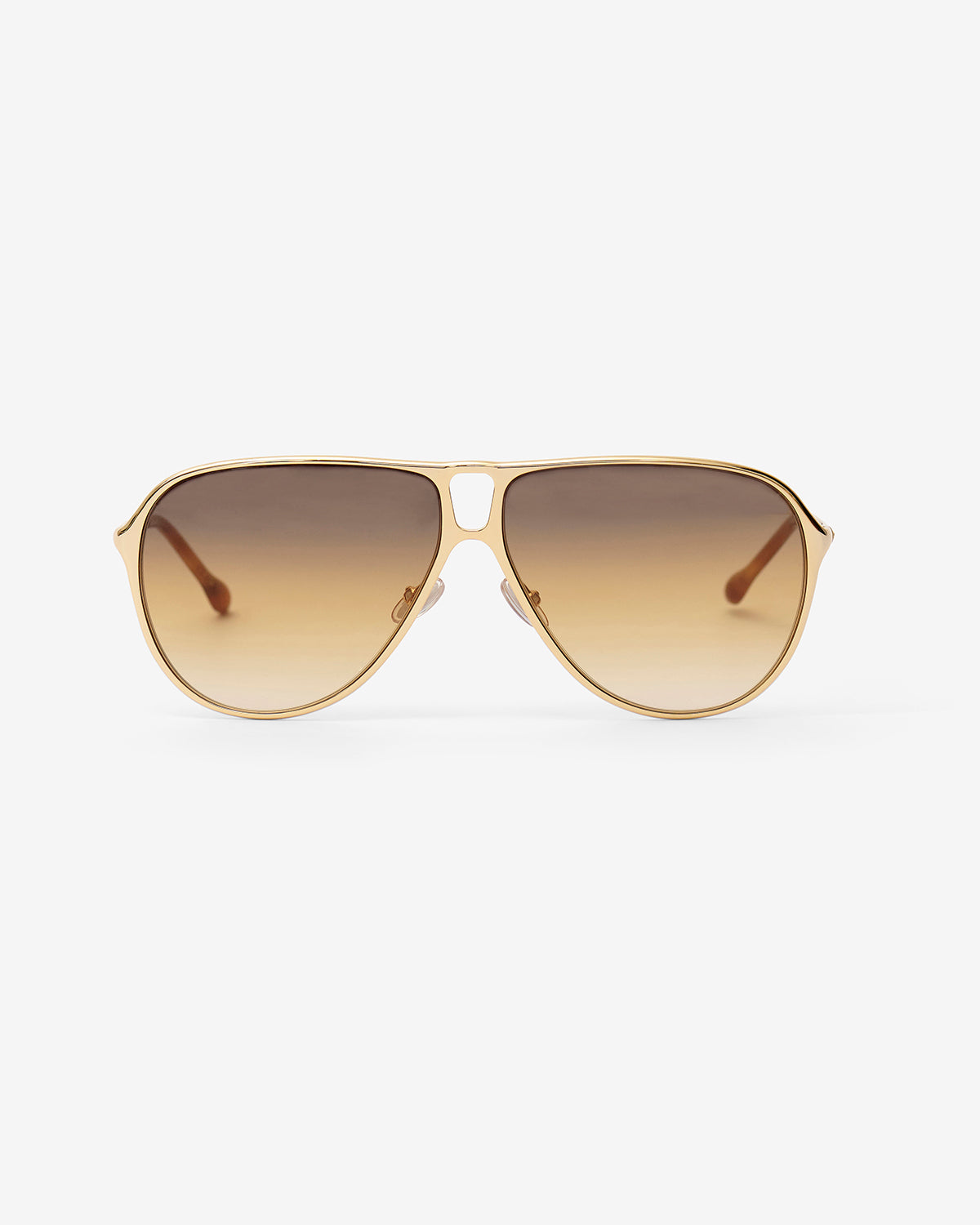 Aviator haylo Woman Gold brown - brown shaded 1