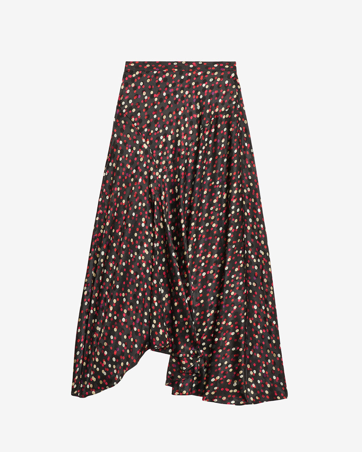 Sakura skirt Woman Black-red 4