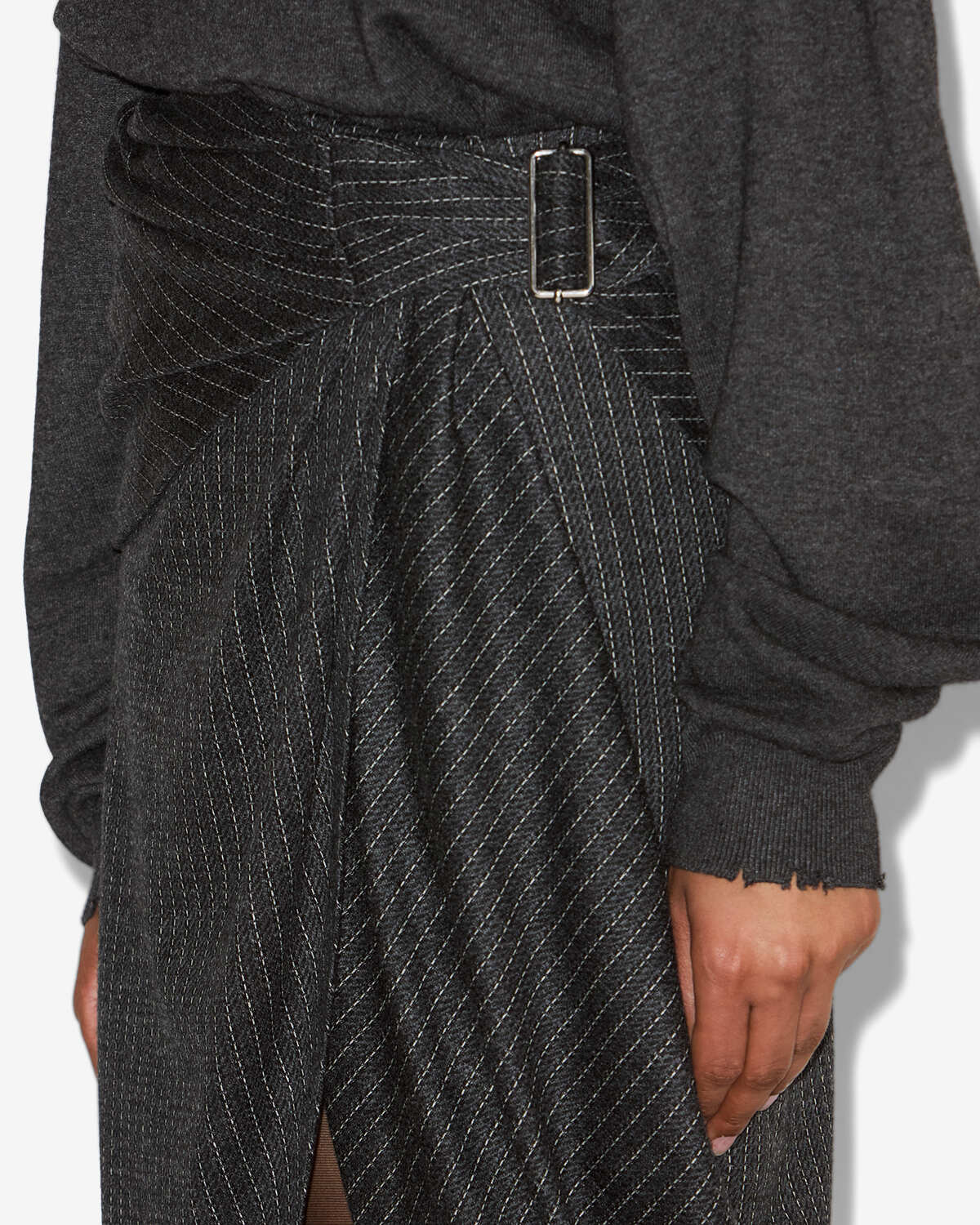Reilly skirt Woman Anthracite 4