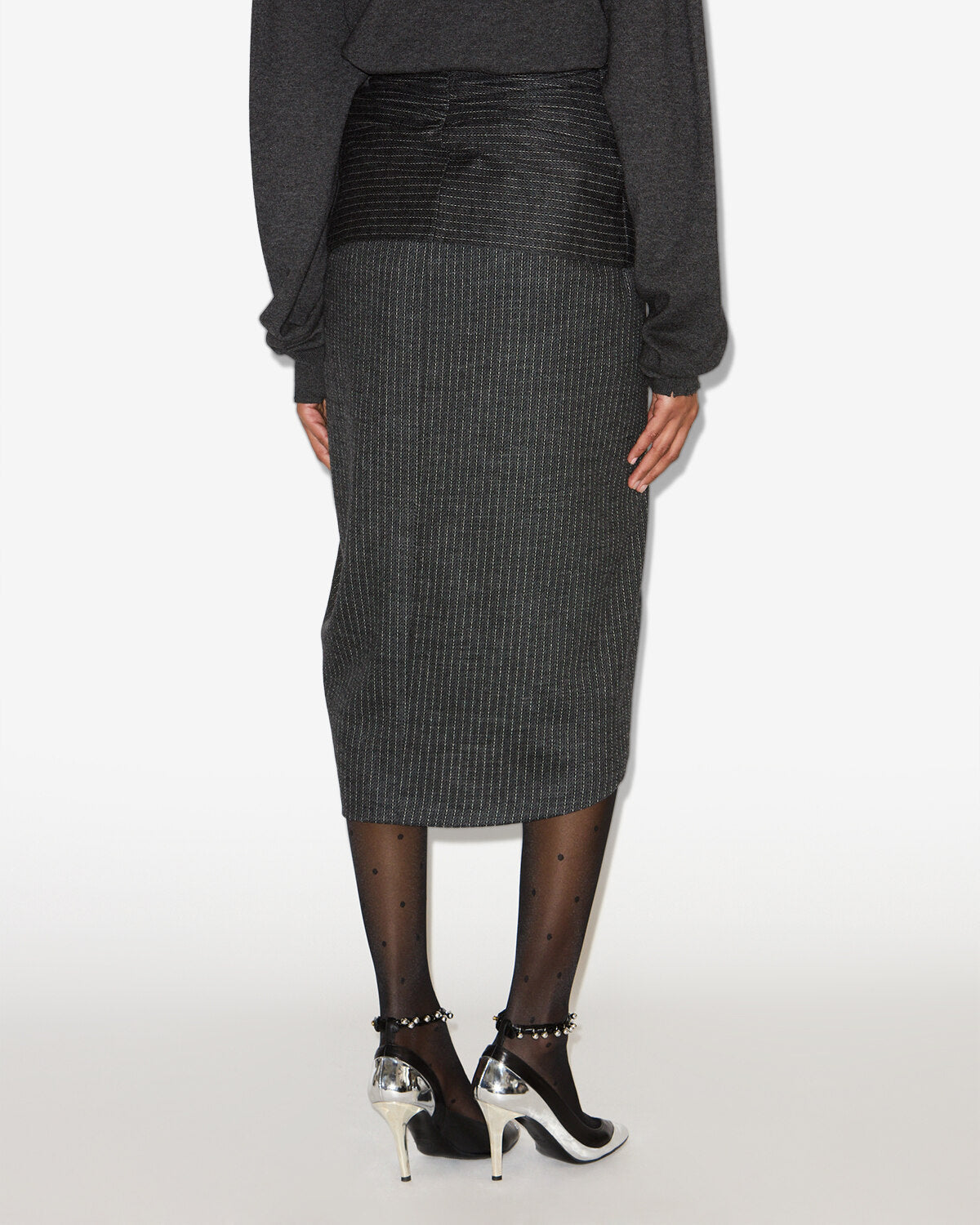 Reilly skirt Woman Anthracite 4