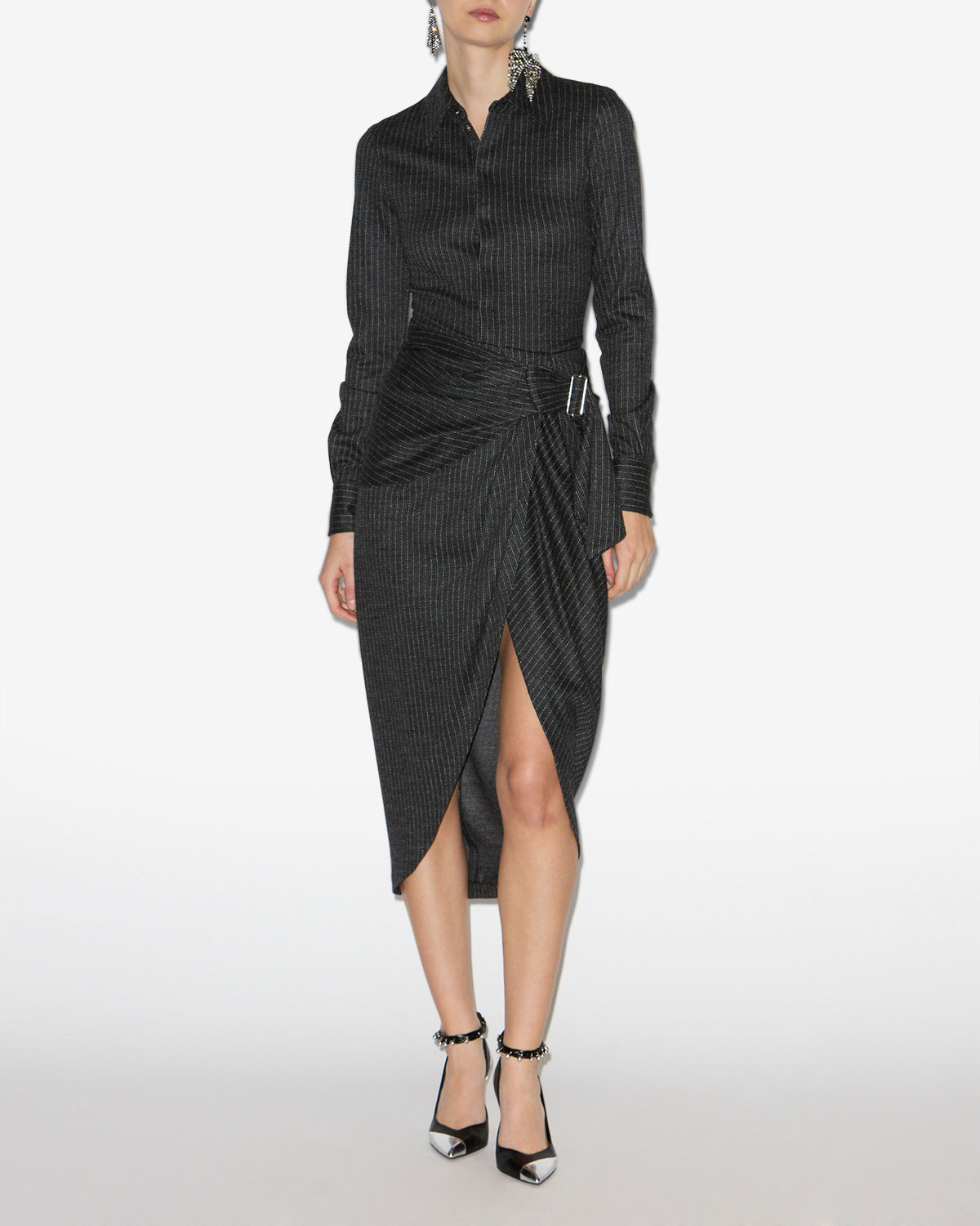 Reilly skirt Woman Anthracite 4