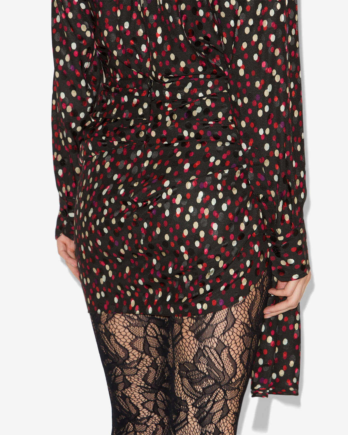 Jupe ovia Woman Noir-rouge 5
