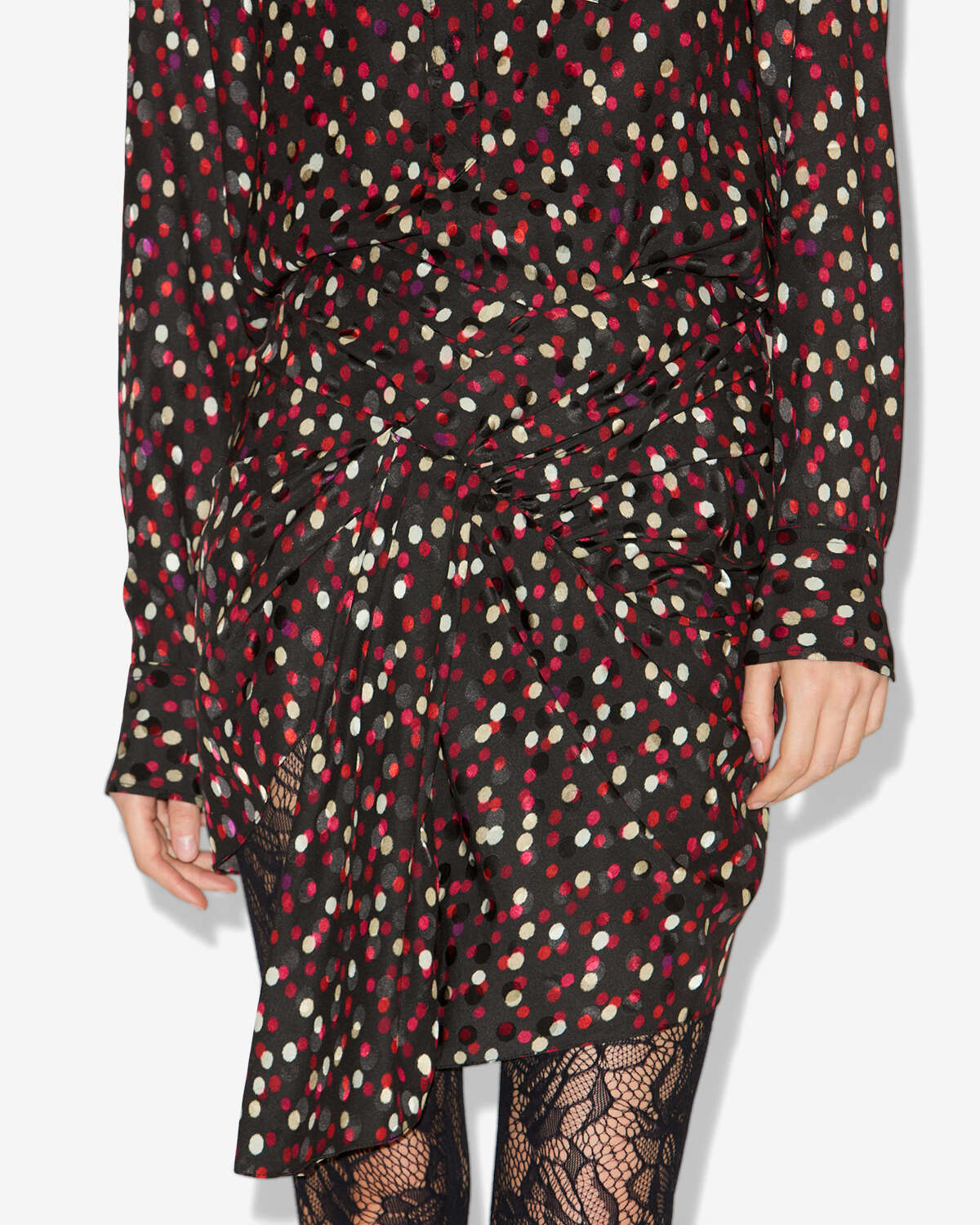 Jupe ovia Woman Noir-rouge 4
