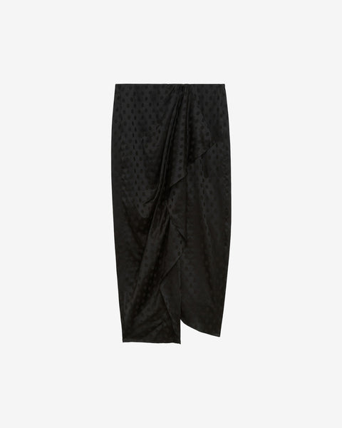 BREEN SKIRT Woman black | ISABEL MARANT Official online store