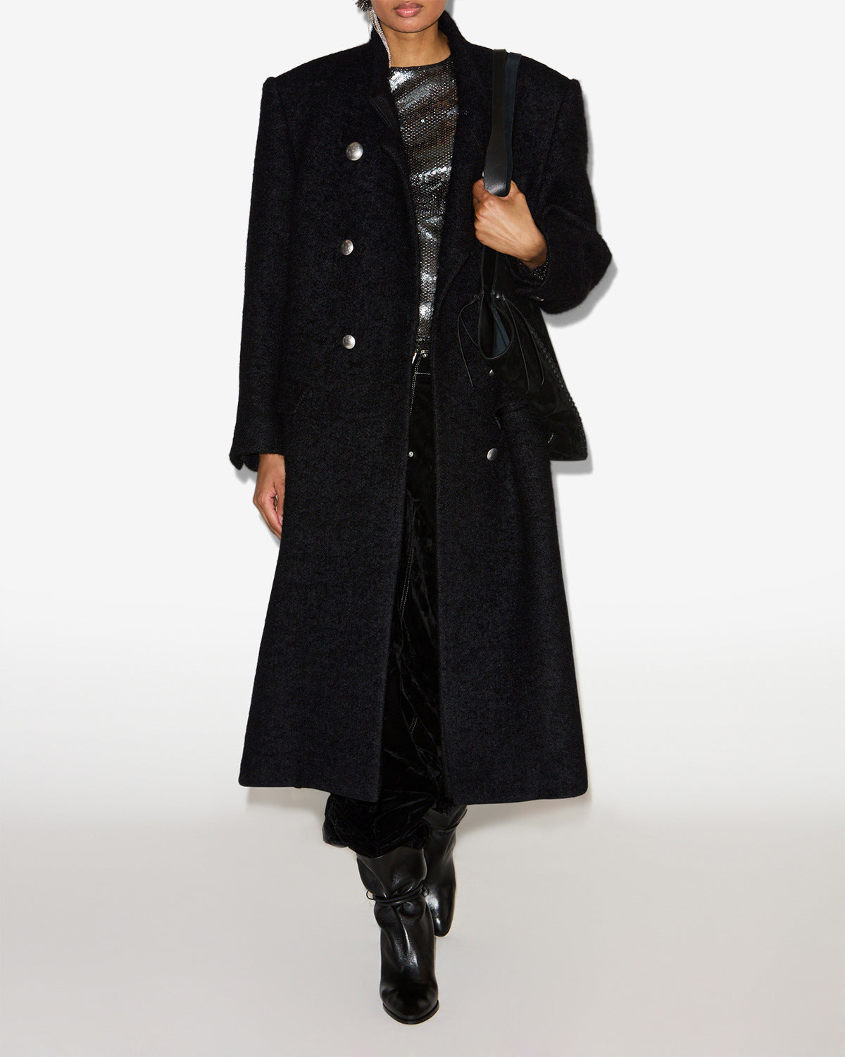Mantel giusa Woman Schwarz 2