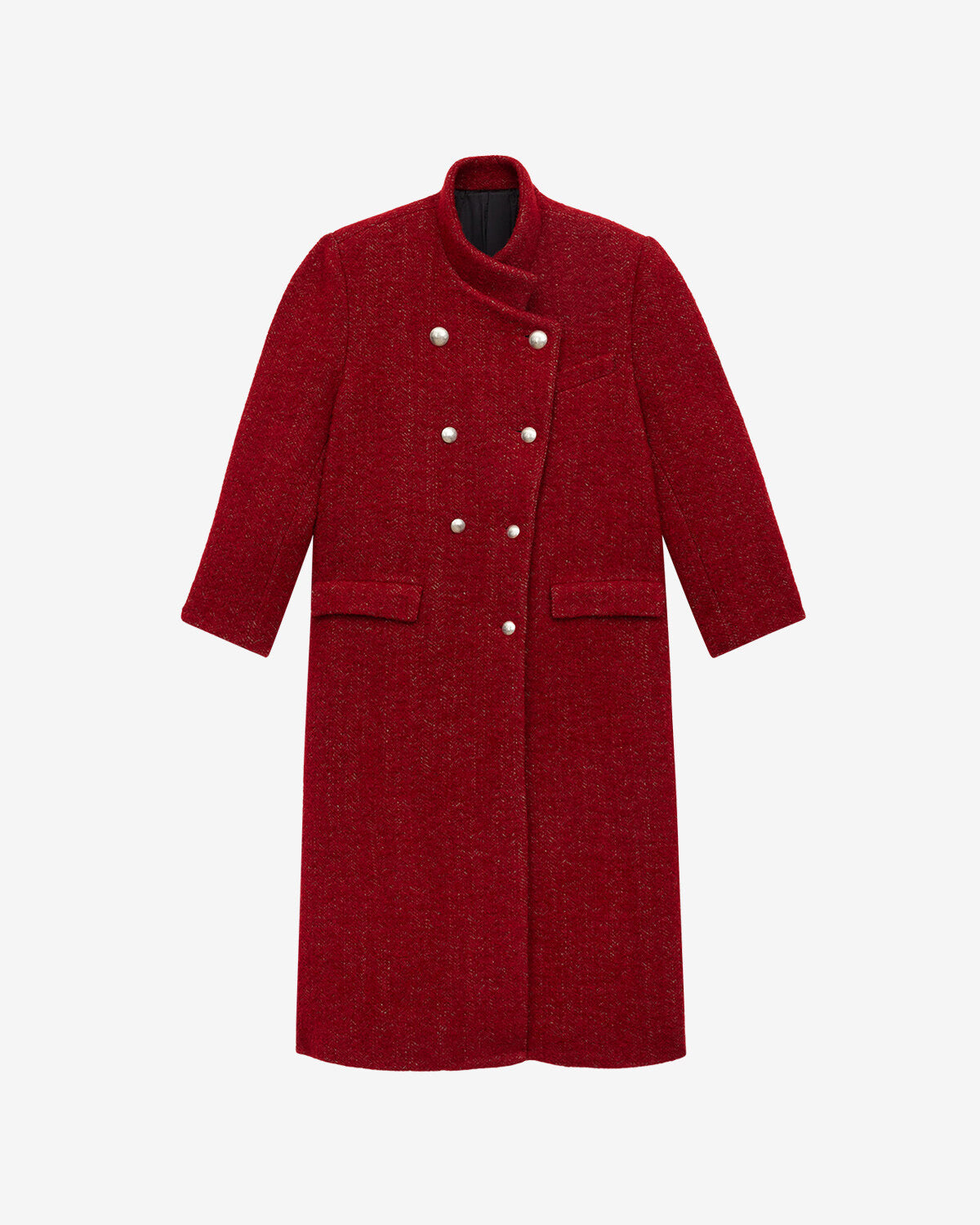 Mantel giusa Woman Deep red 2