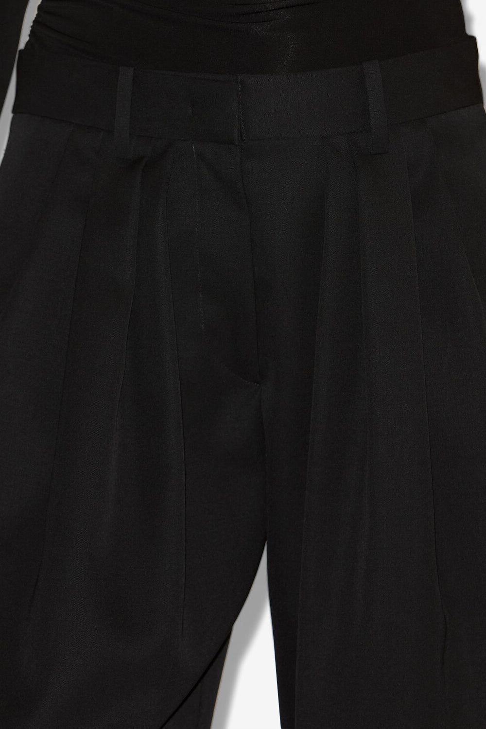 Janice タック入りパンツ - 黒 - Woman - 3