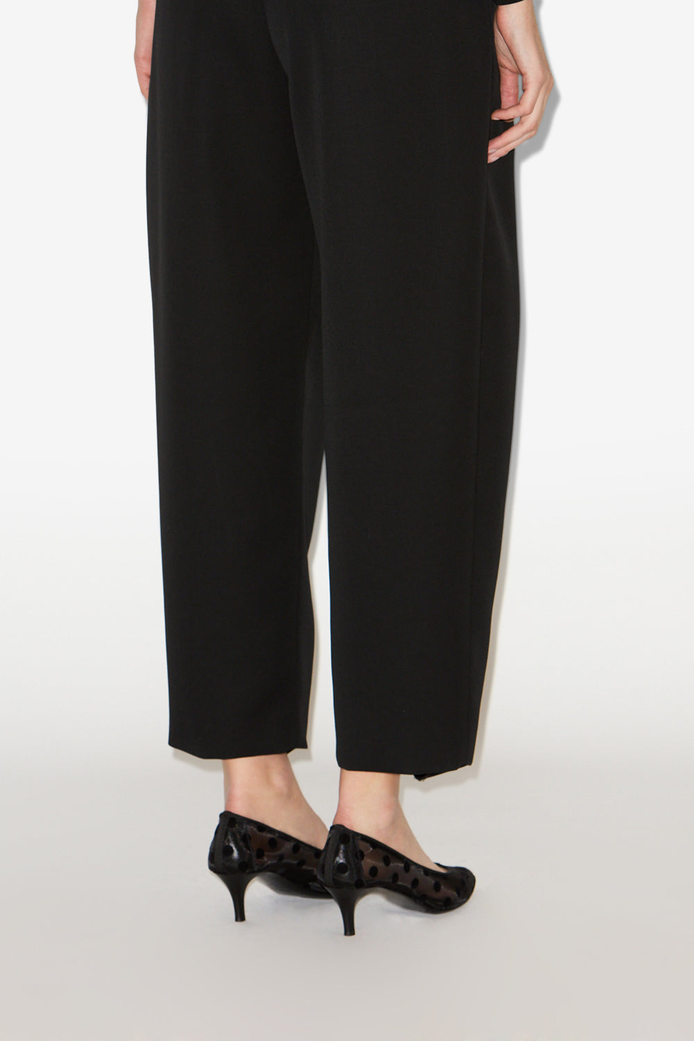 Janice タック入りパンツ - 黒 - Woman - 5