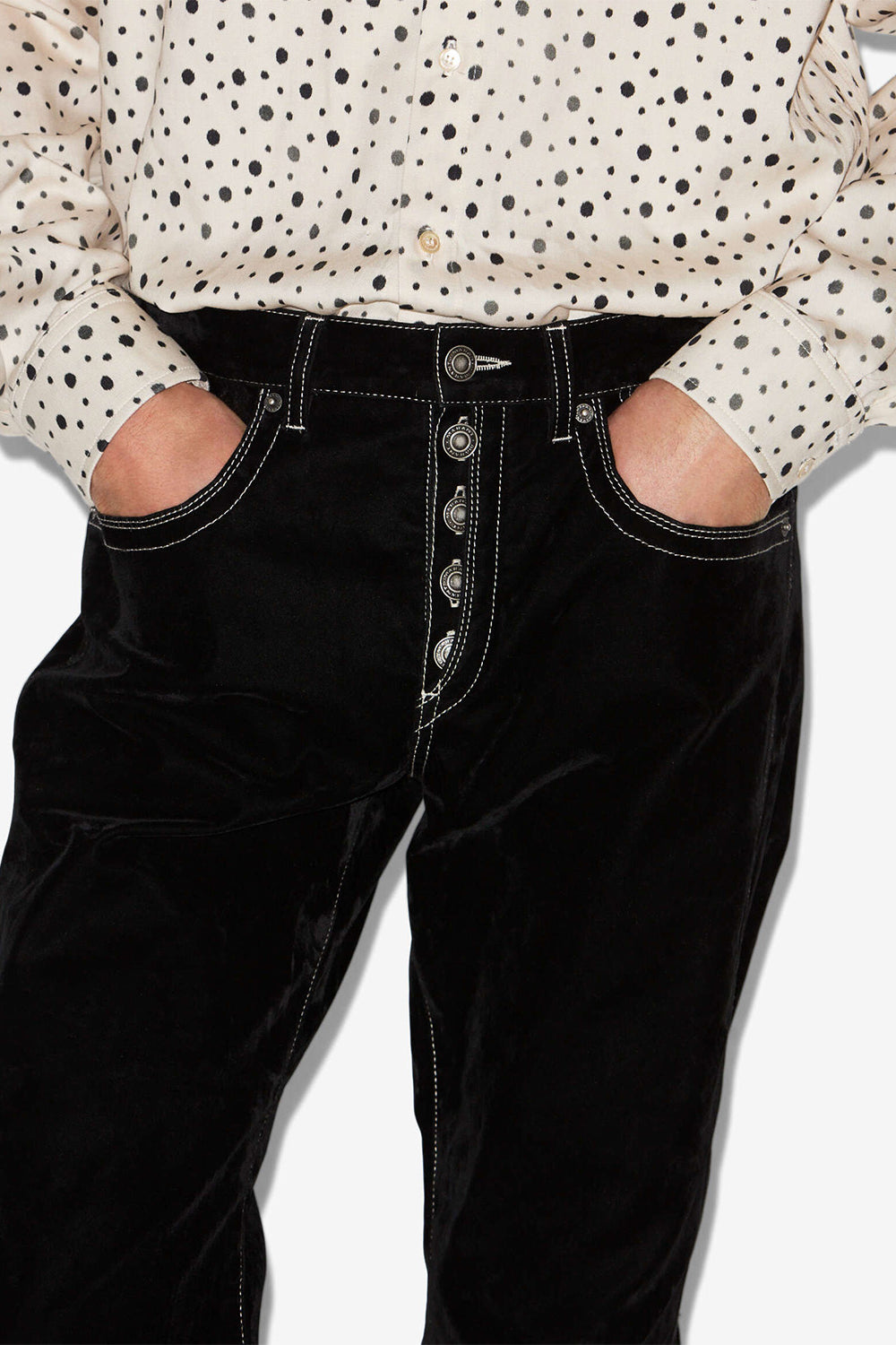 Jean en coton jeffrey - Noir - Man - 3