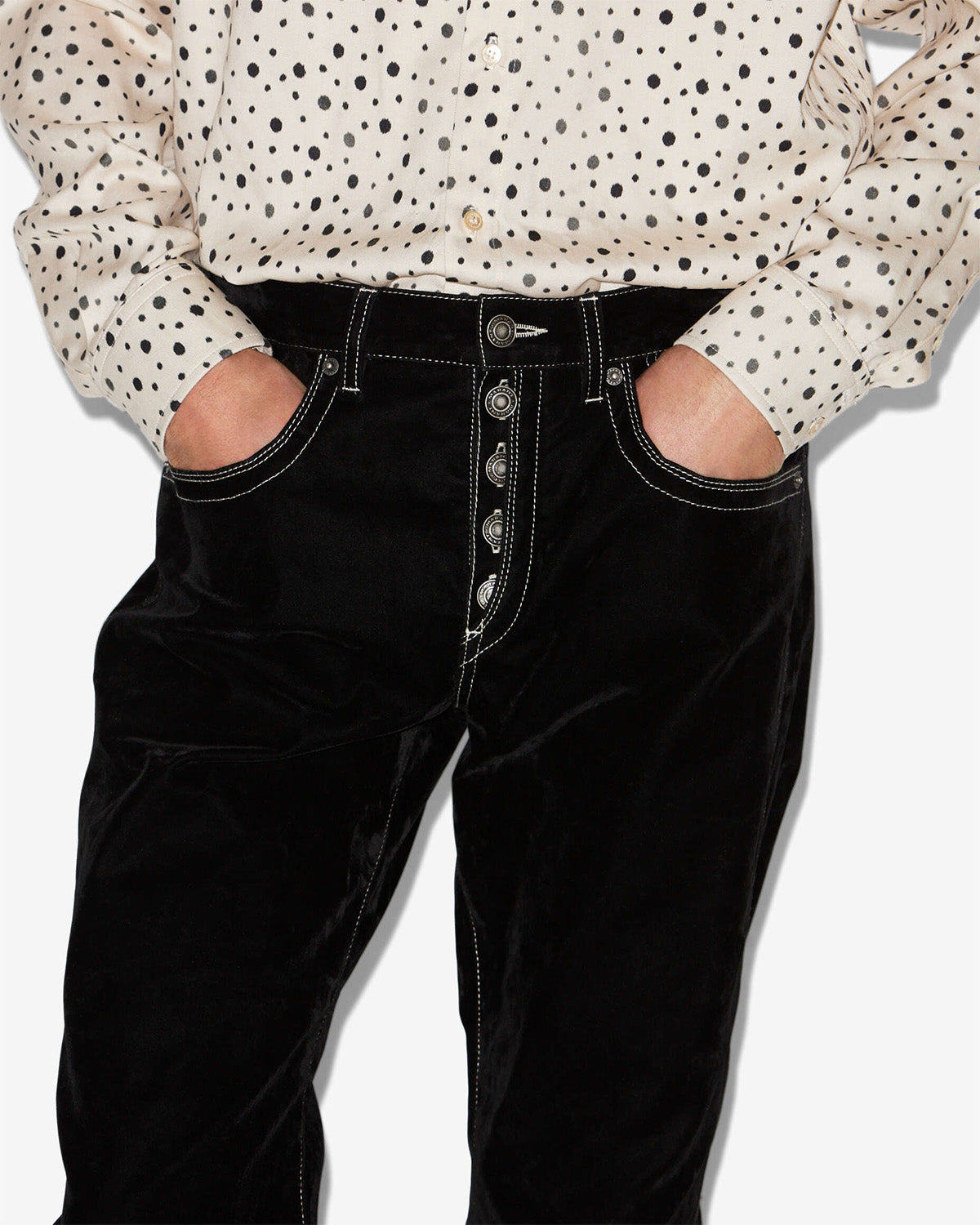 Pantalon jeffrey Man Noir 4