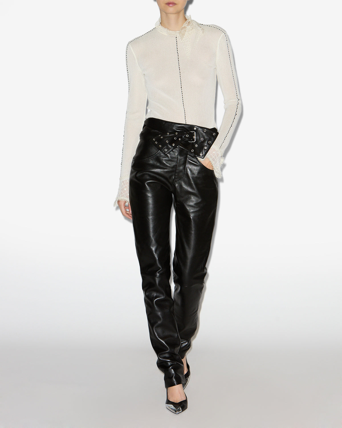 Pantaloni chazia Woman Nero 4